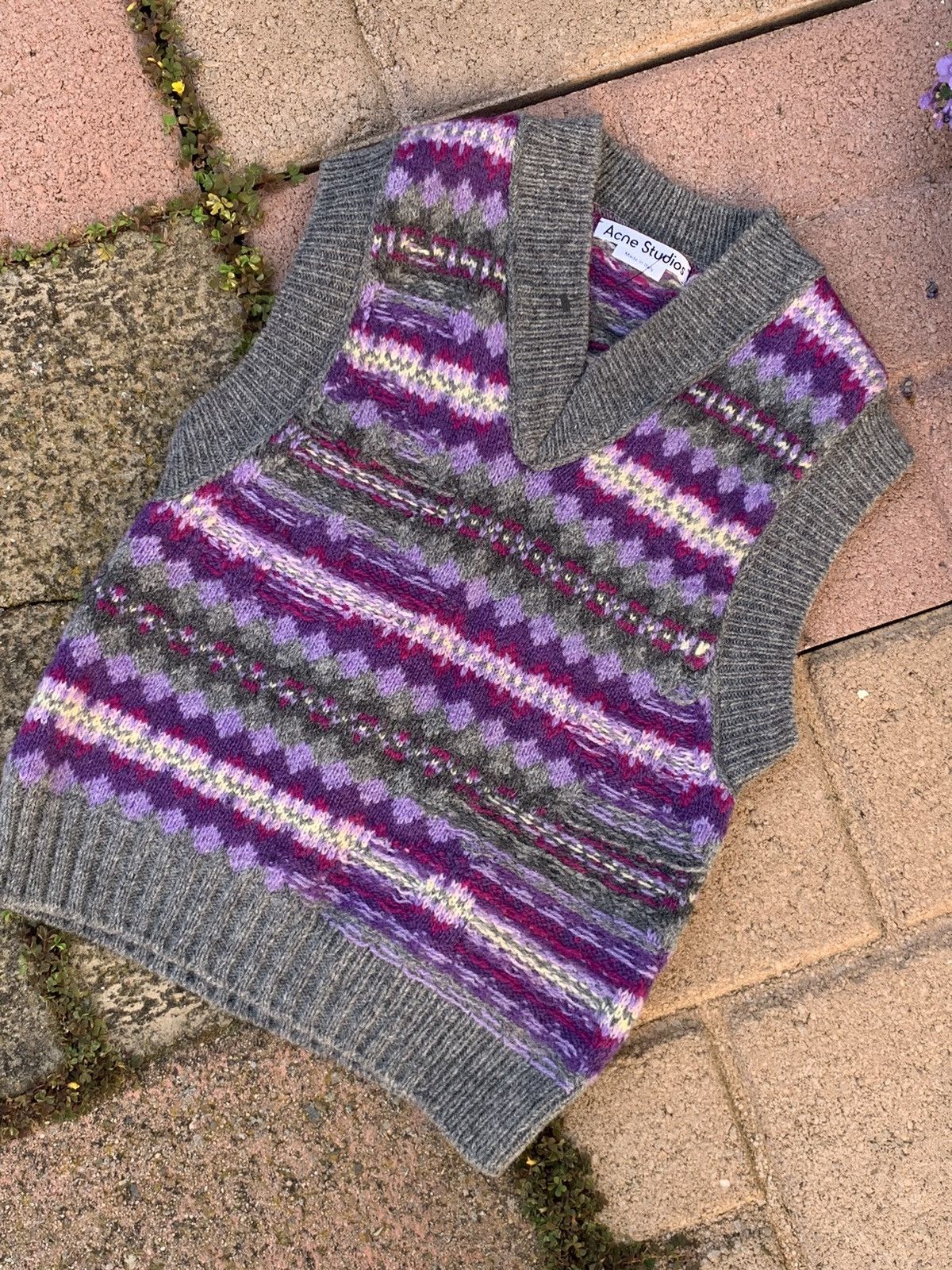 Acne Studios RARE GRAIL Acne Studios intricate knit sweater vest Size XS / US 0-2 / IT 36-38 - 2 Thumbnail