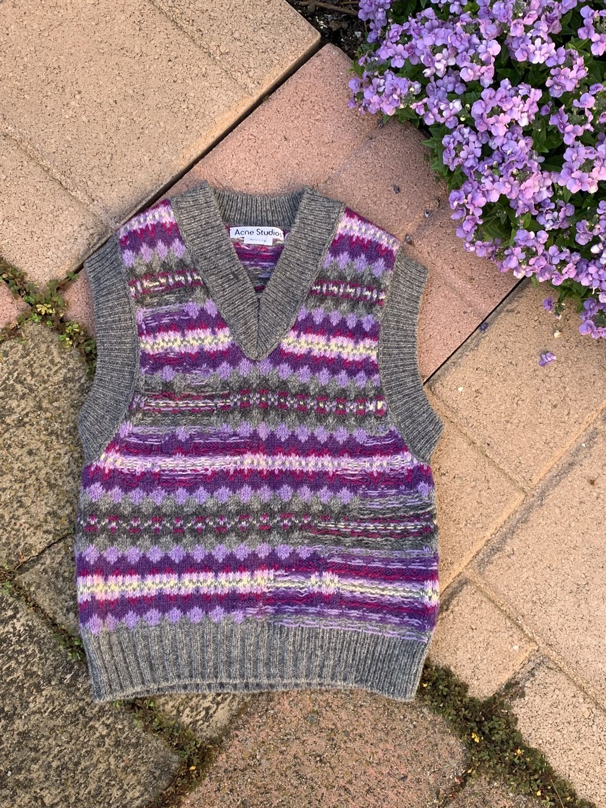 Acne Studios RARE GRAIL Acne Studios intricate knit sweater vest Size XS / US 0-2 / IT 36-38 - 1 Thumbnail