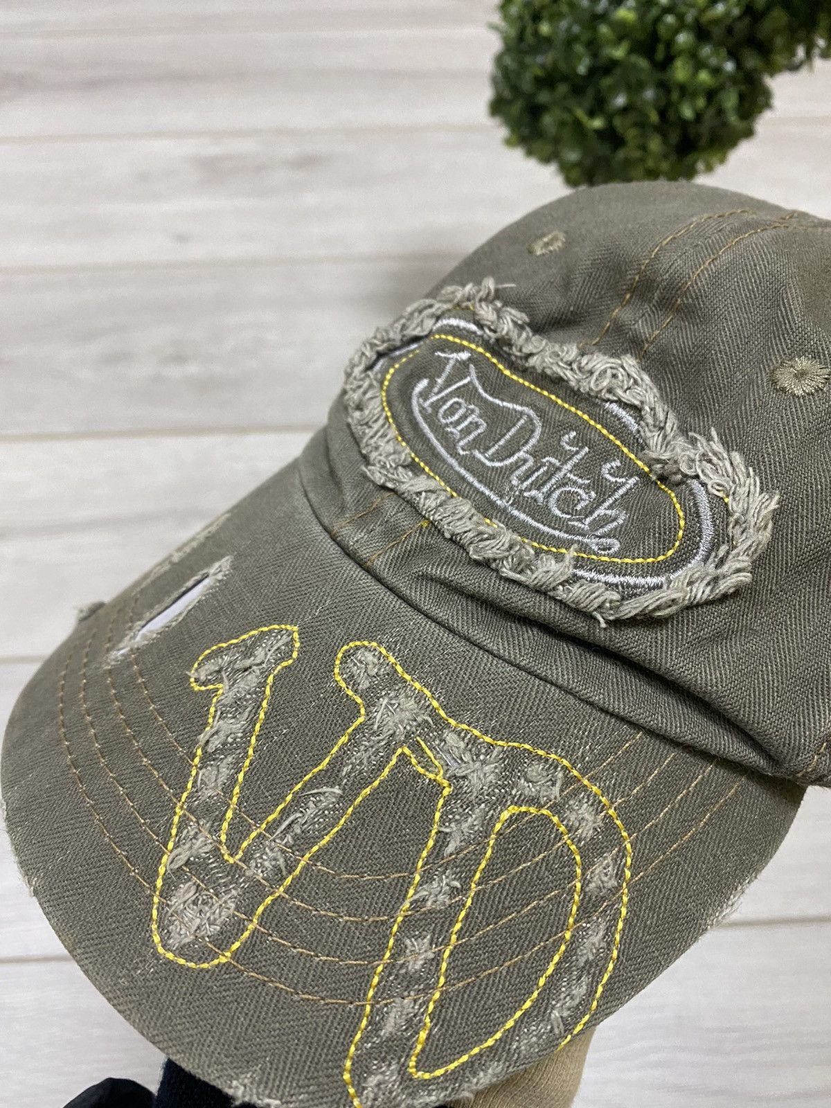 Vintage Von Dutch vintage big logo sharped cap Size ONE SIZE - 3 Thumbnail