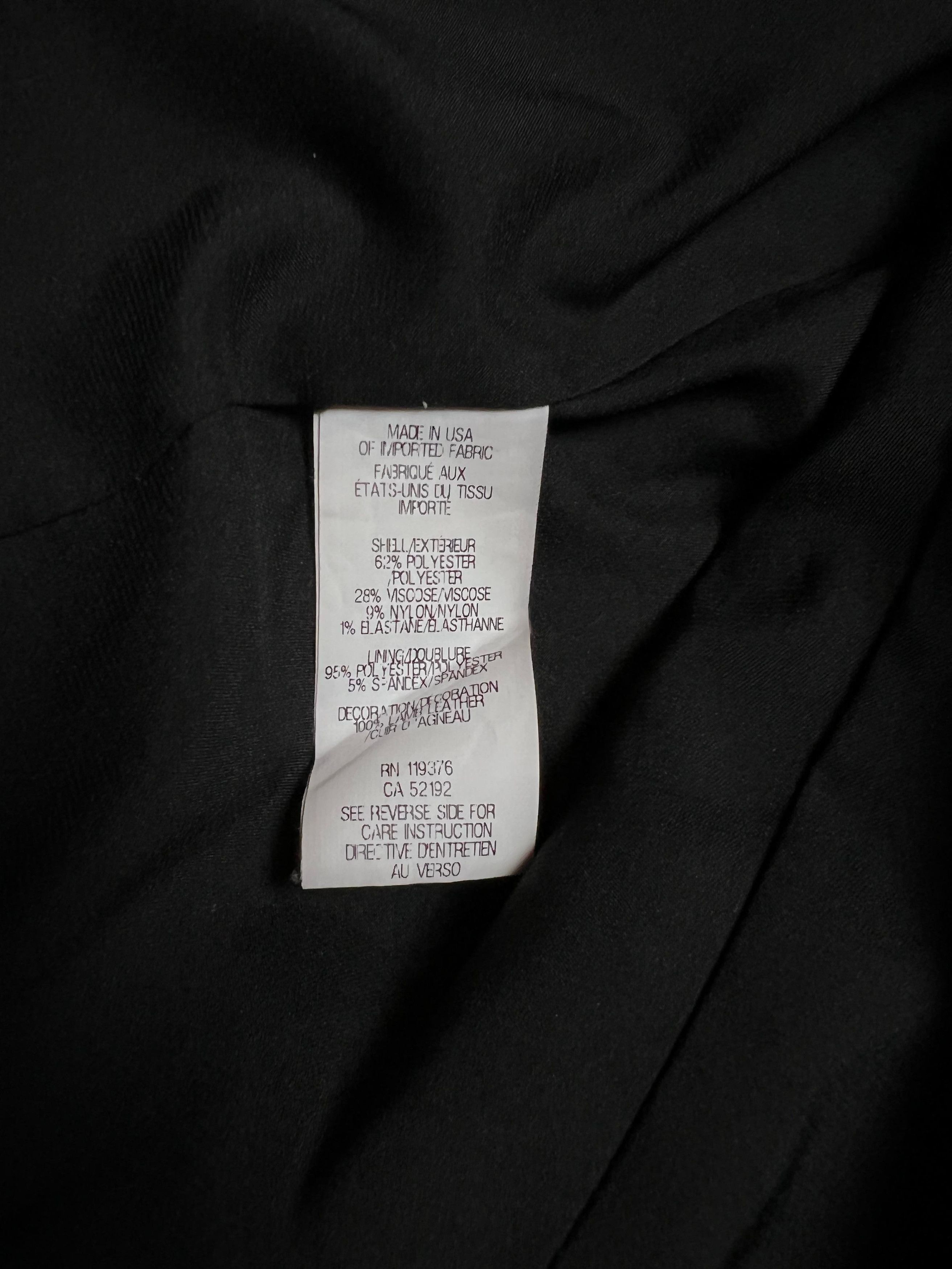 Helmut Lang Helmut Lang Imported Fabric and Leather Zipper Biker Jacket Size US S / EU 44-46 / 1 - 7 Thumbnail