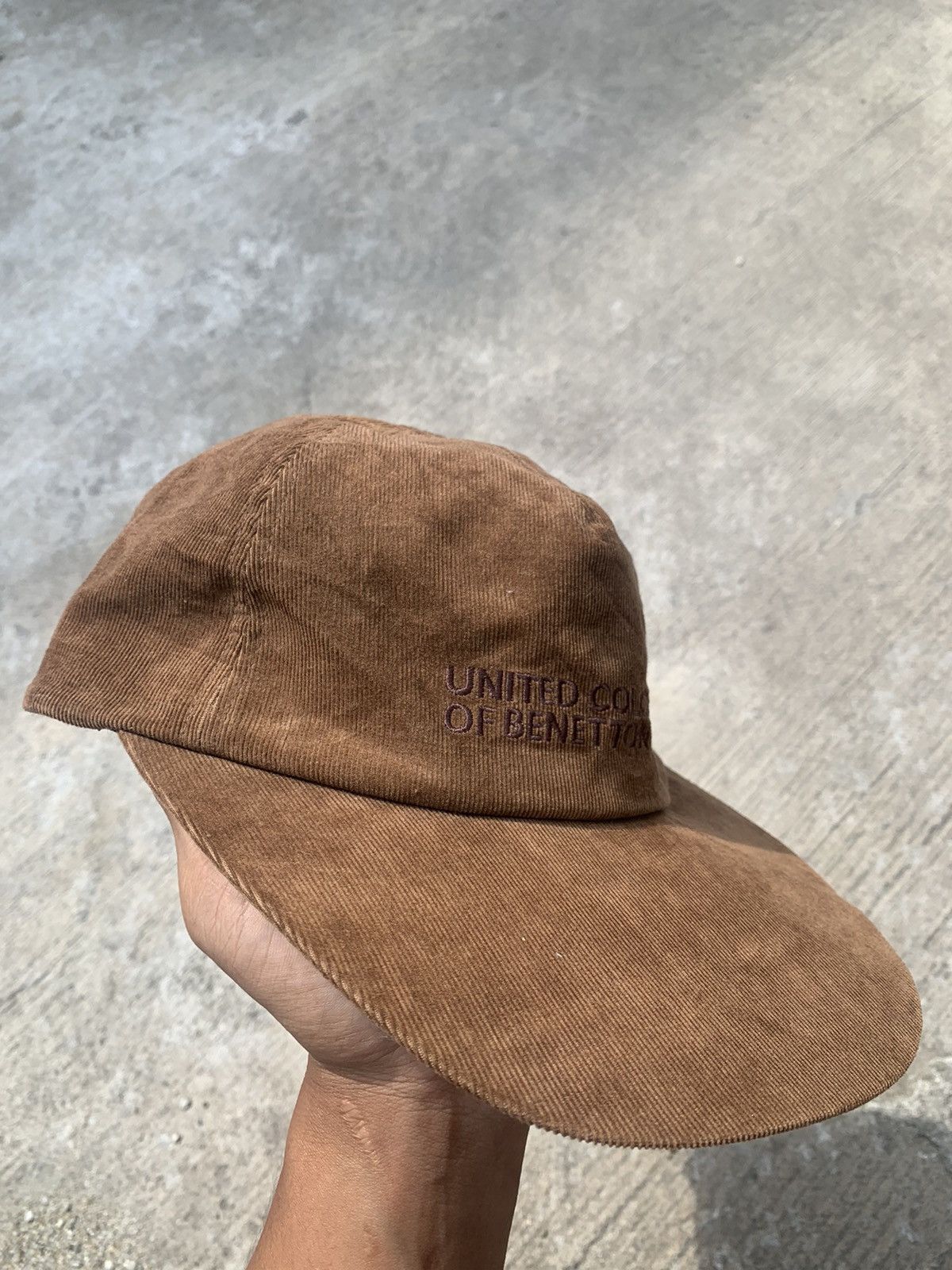 United Colors Of Benetton vinatge 1990's united color of benetton corduroy hats Size ONE SIZE - 3 Thumbnail