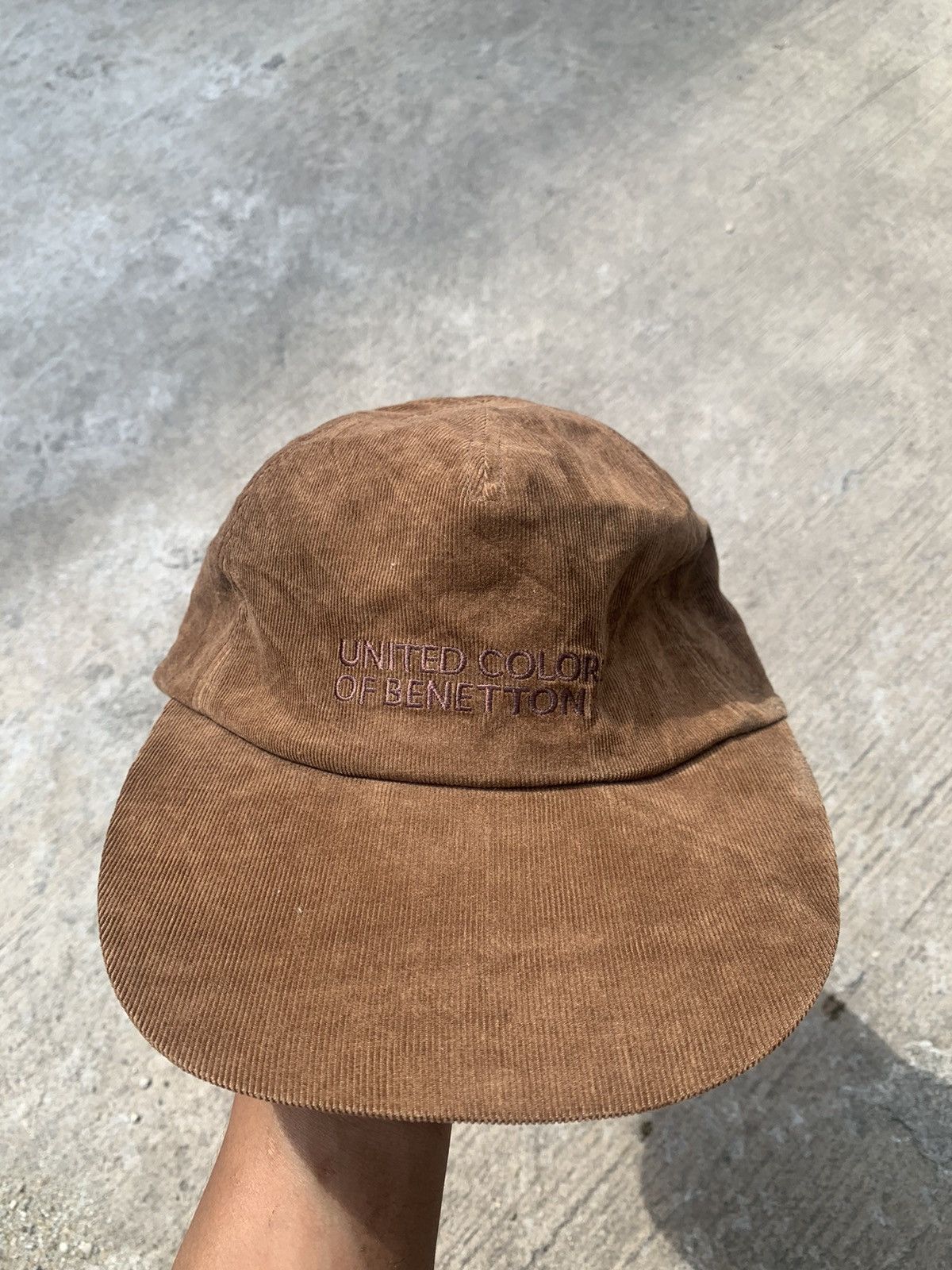 United Colors Of Benetton vinatge 1990's united color of benetton corduroy hats Size ONE SIZE - 1 Thumbnail