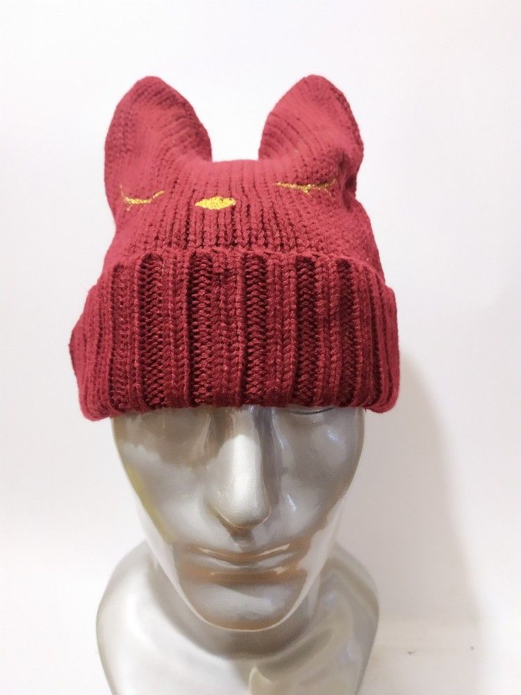 Other 🔥Unknown Horn Bunny Devil beanie hats Size ONE SIZE - 1 Thumbnail