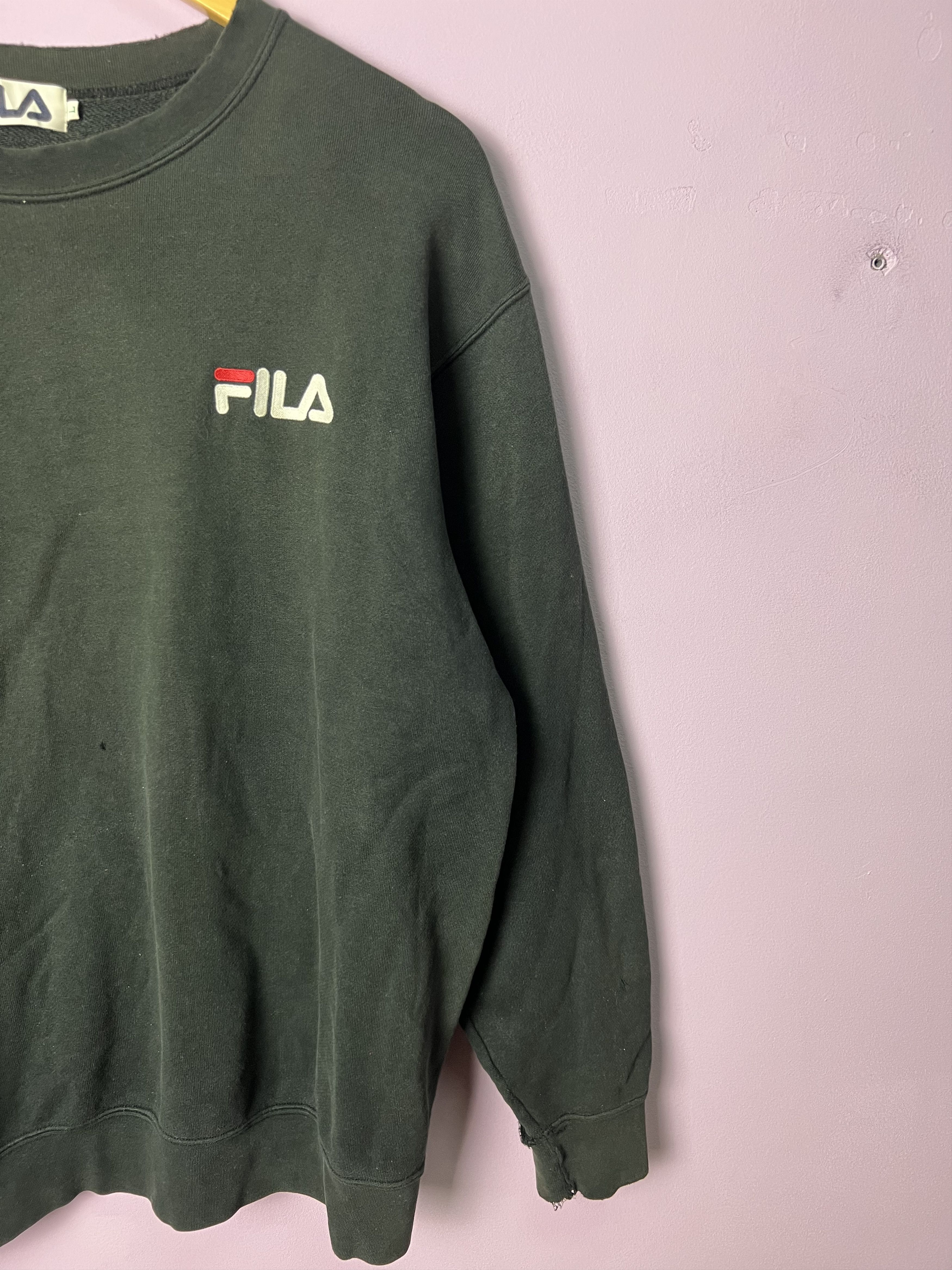 Fila 🔥Vintage Fila Embroidery Logo Crewneck Sweatshirts Size US M / EU 48-50 / 2 - 3 Thumbnail