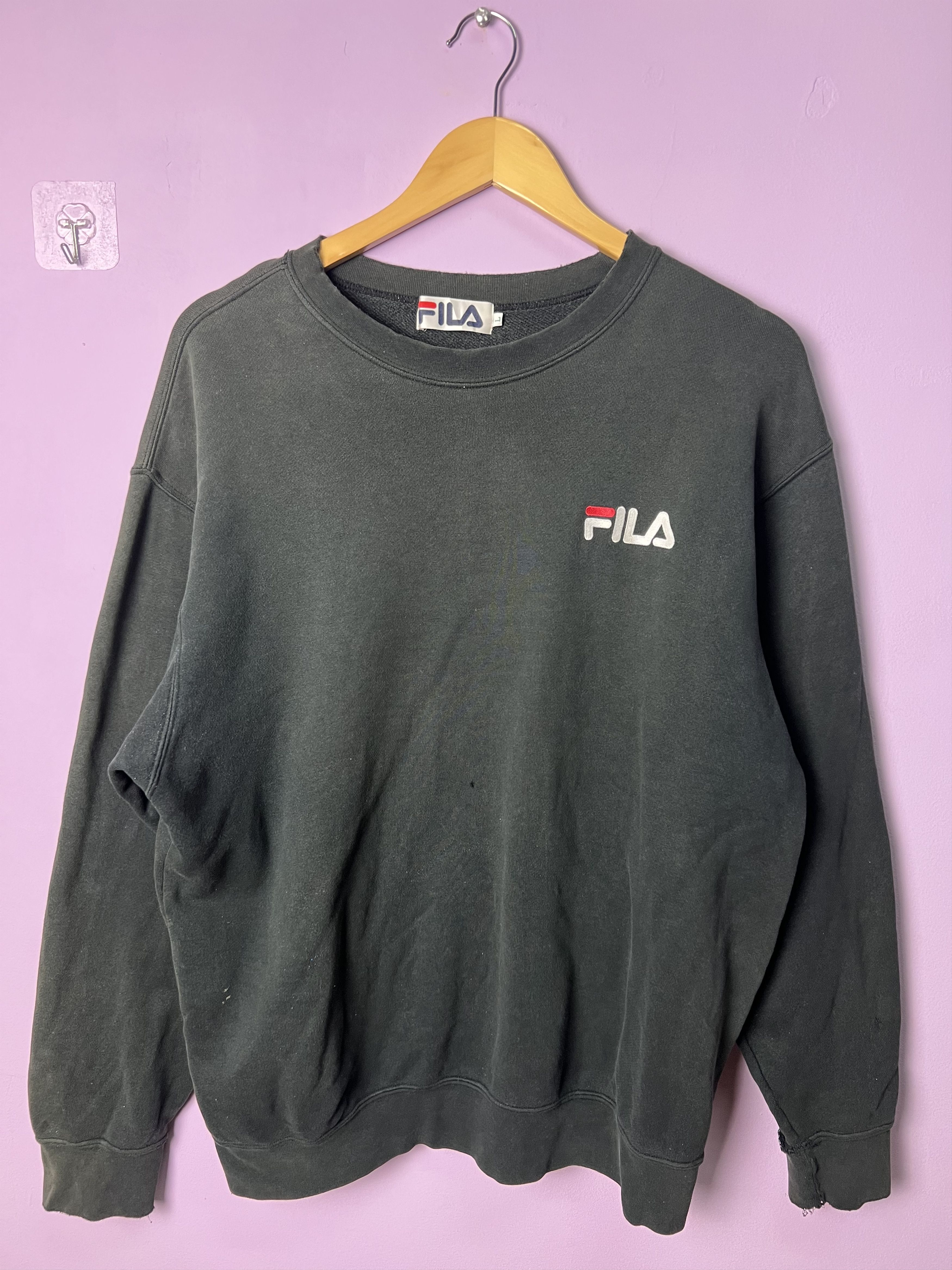 Fila 🔥Vintage Fila Embroidery Logo Crewneck Sweatshirts Size US M / EU 48-50 / 2 - 2 Thumbnail