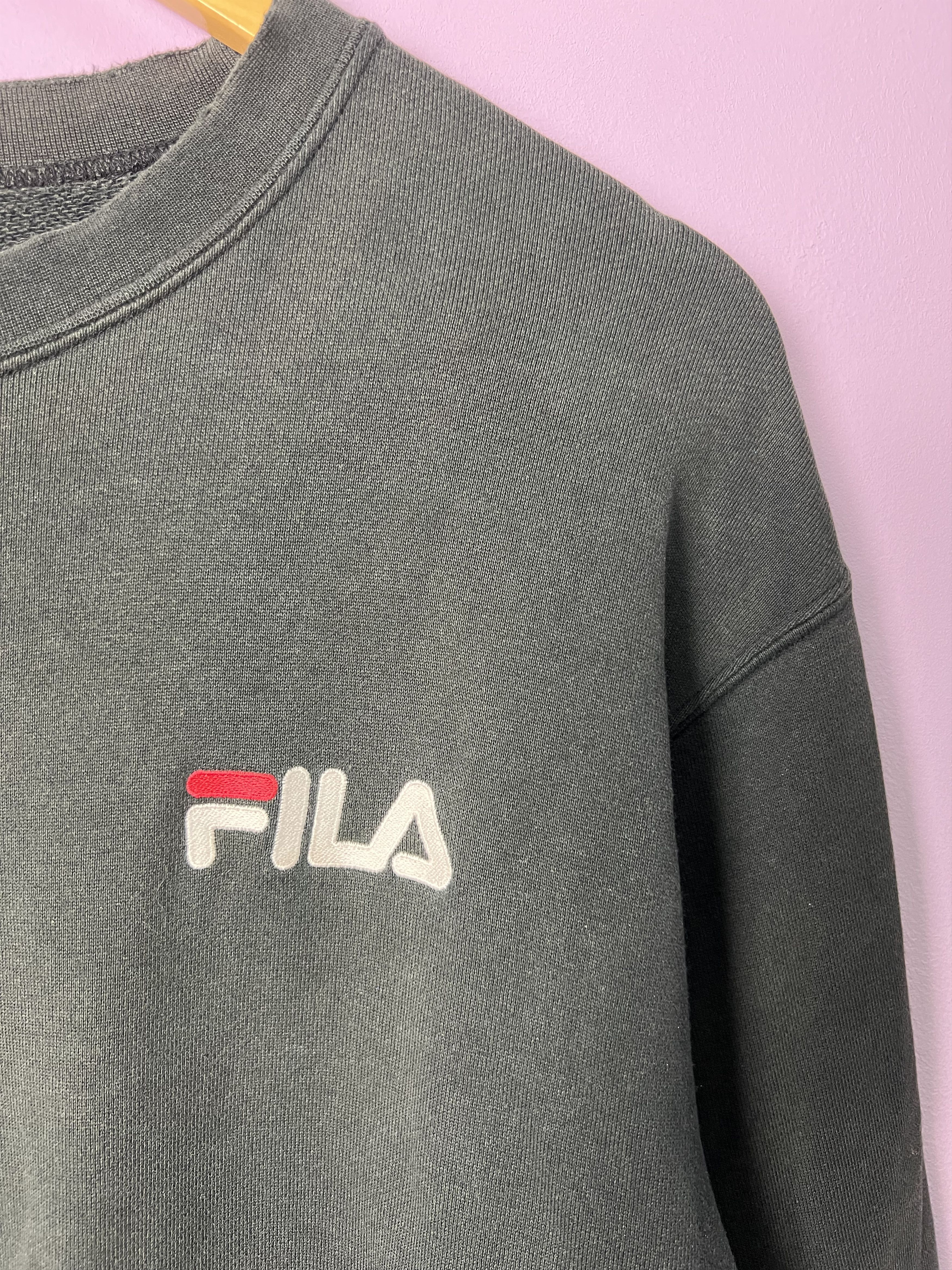 Fila 🔥Vintage Fila Embroidery Logo Crewneck Sweatshirts Size US M / EU 48-50 / 2 - 8 Thumbnail