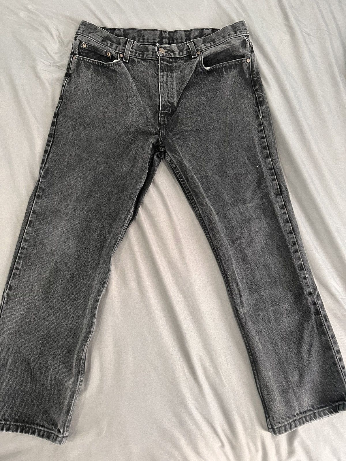 Vintage 2000s Nicely Faded Faded Glory Denim Jeans Size US 36 / EU 52 - 2 Thumbnail