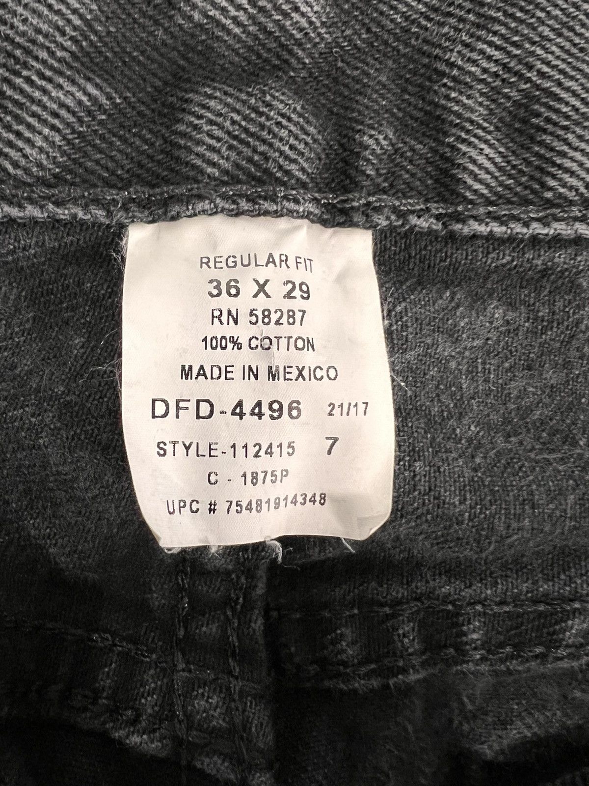 Vintage 2000s Nicely Faded Faded Glory Denim Jeans Size US 36 / EU 52 - 3 Thumbnail