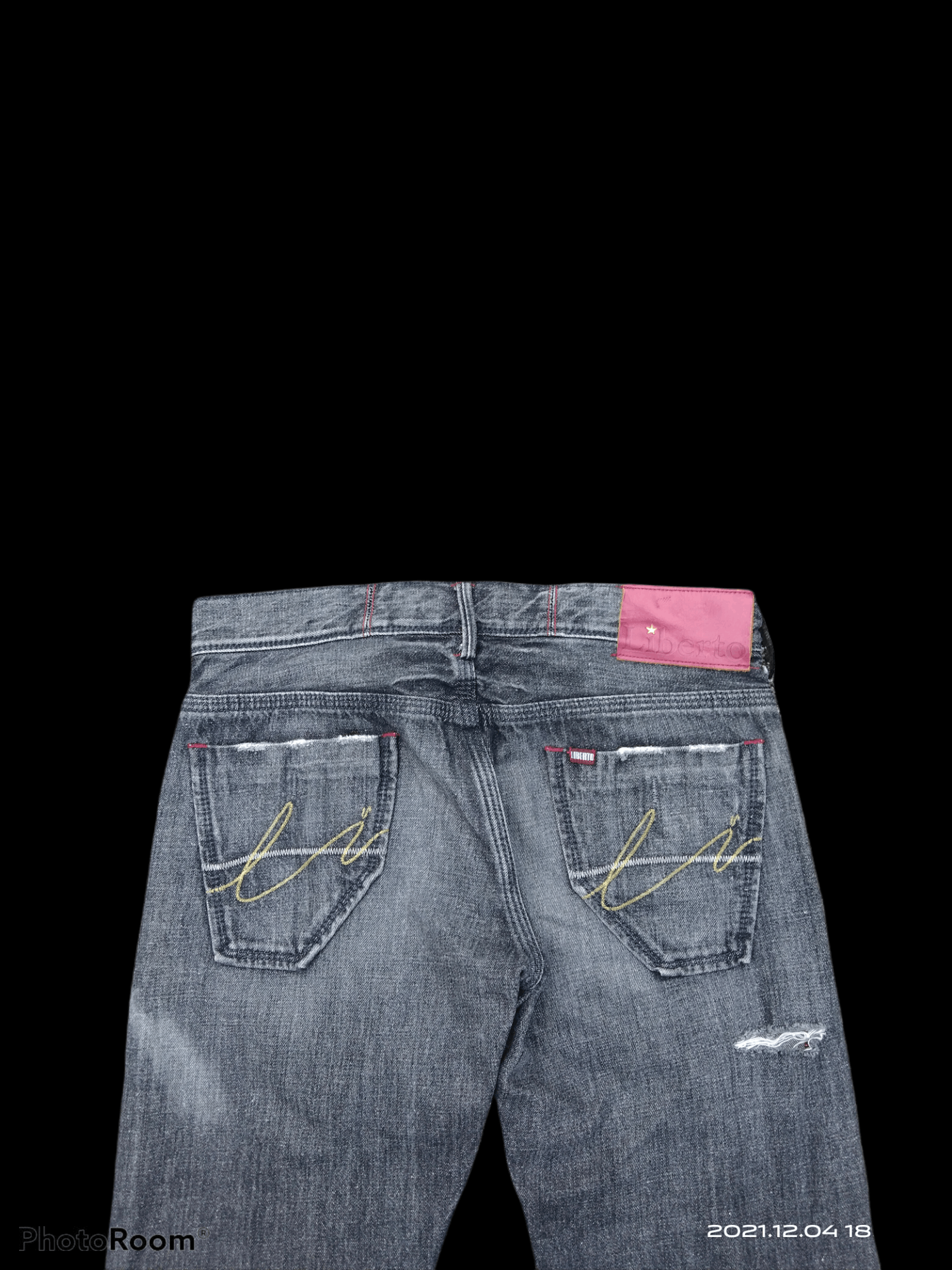 Japanese Brand × Seditionaries DiSTRESSED RIPED JAPANESE BRAND LIBERTO DENIM PANTS Size US 33 - 5 Thumbnail