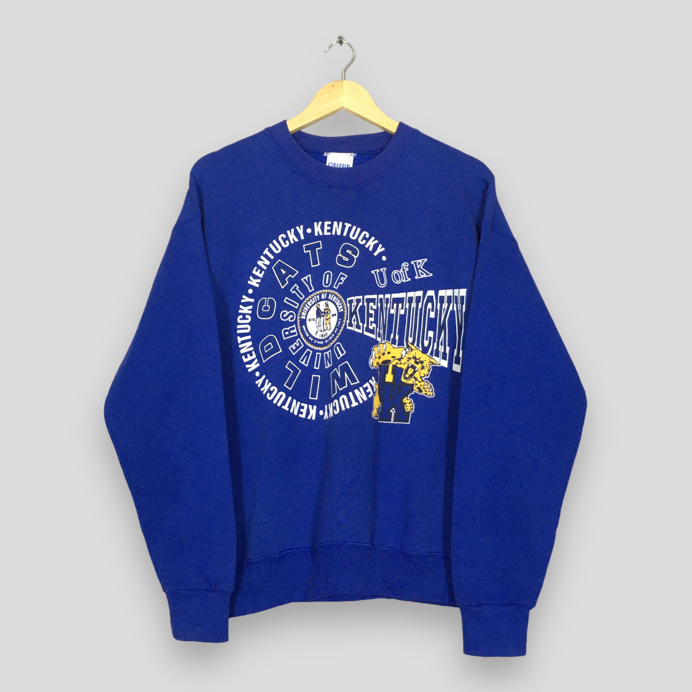 Vintage 90s University Of Kentucky Blue Sweatshirt Large