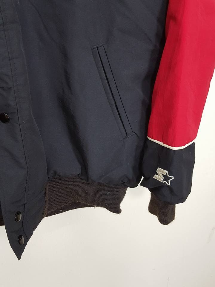 NBA × Starter Vtg. Chicago Bulls Big Spellout Quilted NBA OLP Jacket Size US XL / EU 56 / 4 - 9 Thumbnail