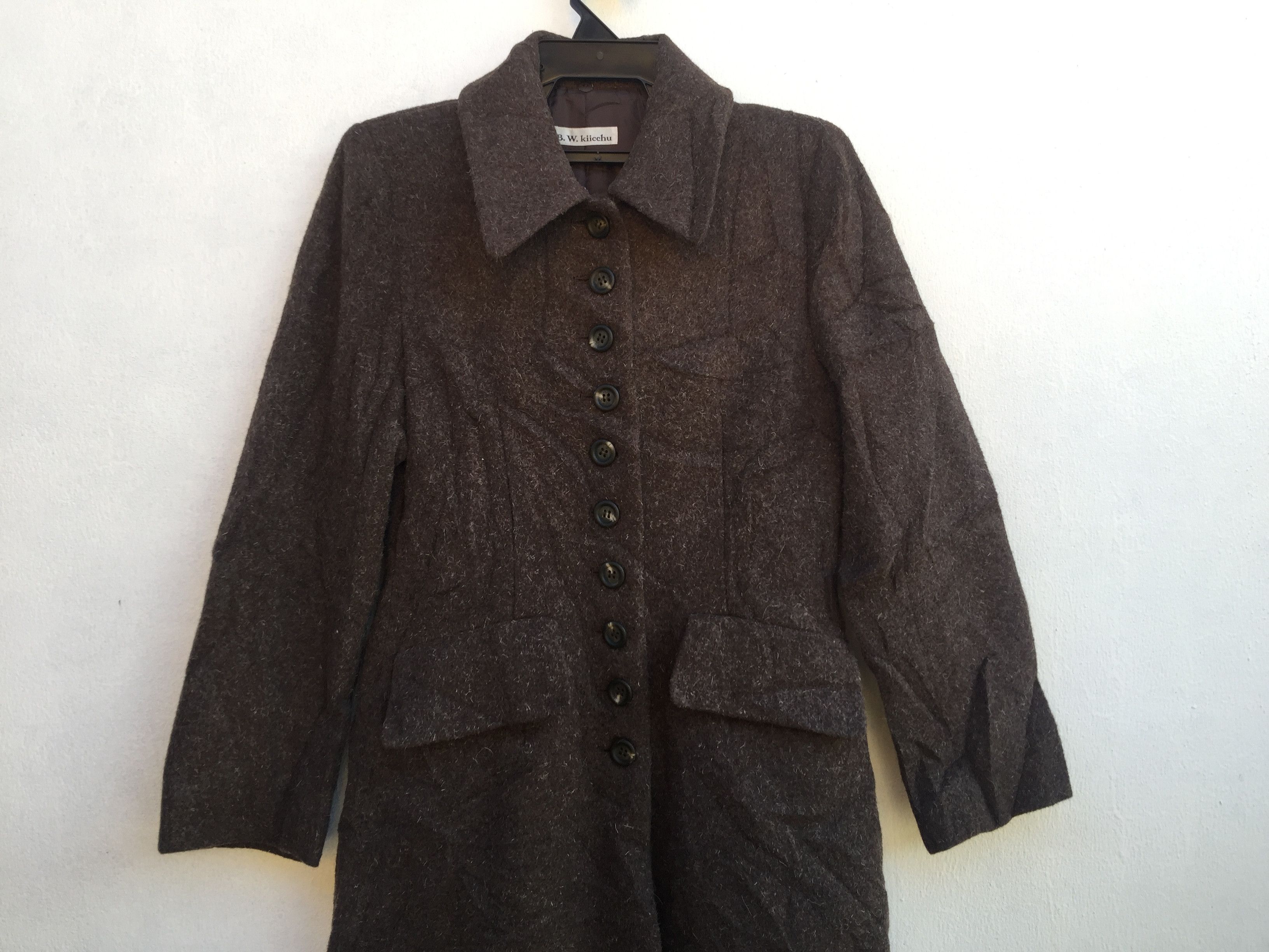 Designer × Japanese Brand × Vintage Vintage B.W. Kiicchu Cashmere Women Fashion Style Size M / US 6-8 / IT 42-44 - 3 Thumbnail