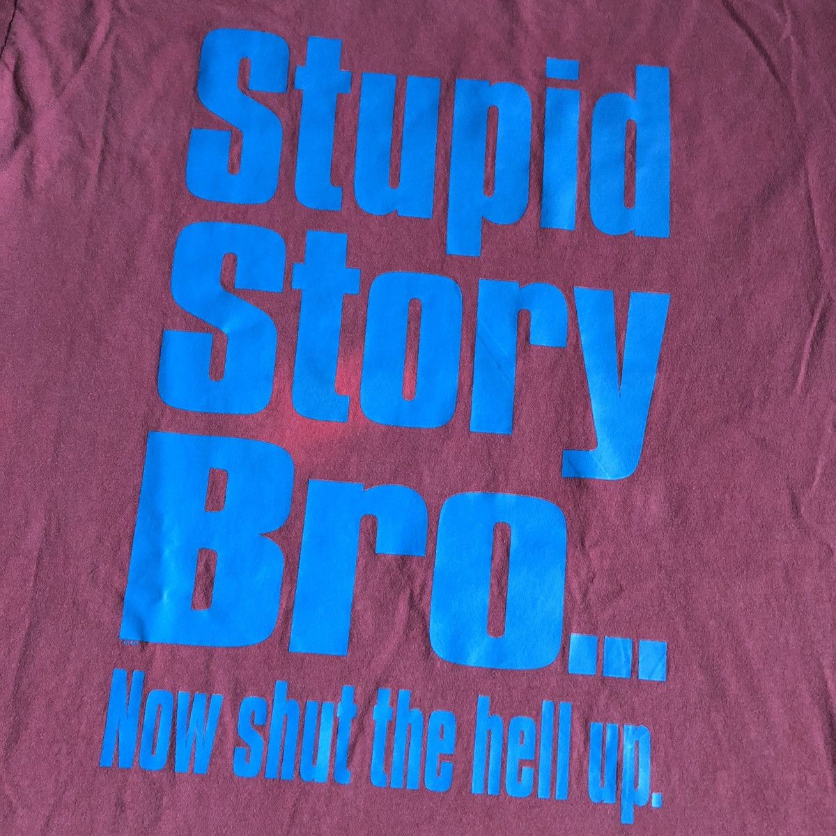 Vintage Vintage 2000s Cool Story Bro Now Shut The Hell Up Funny Tee Size US L / EU 52-54 / 3 - 3 Thumbnail
