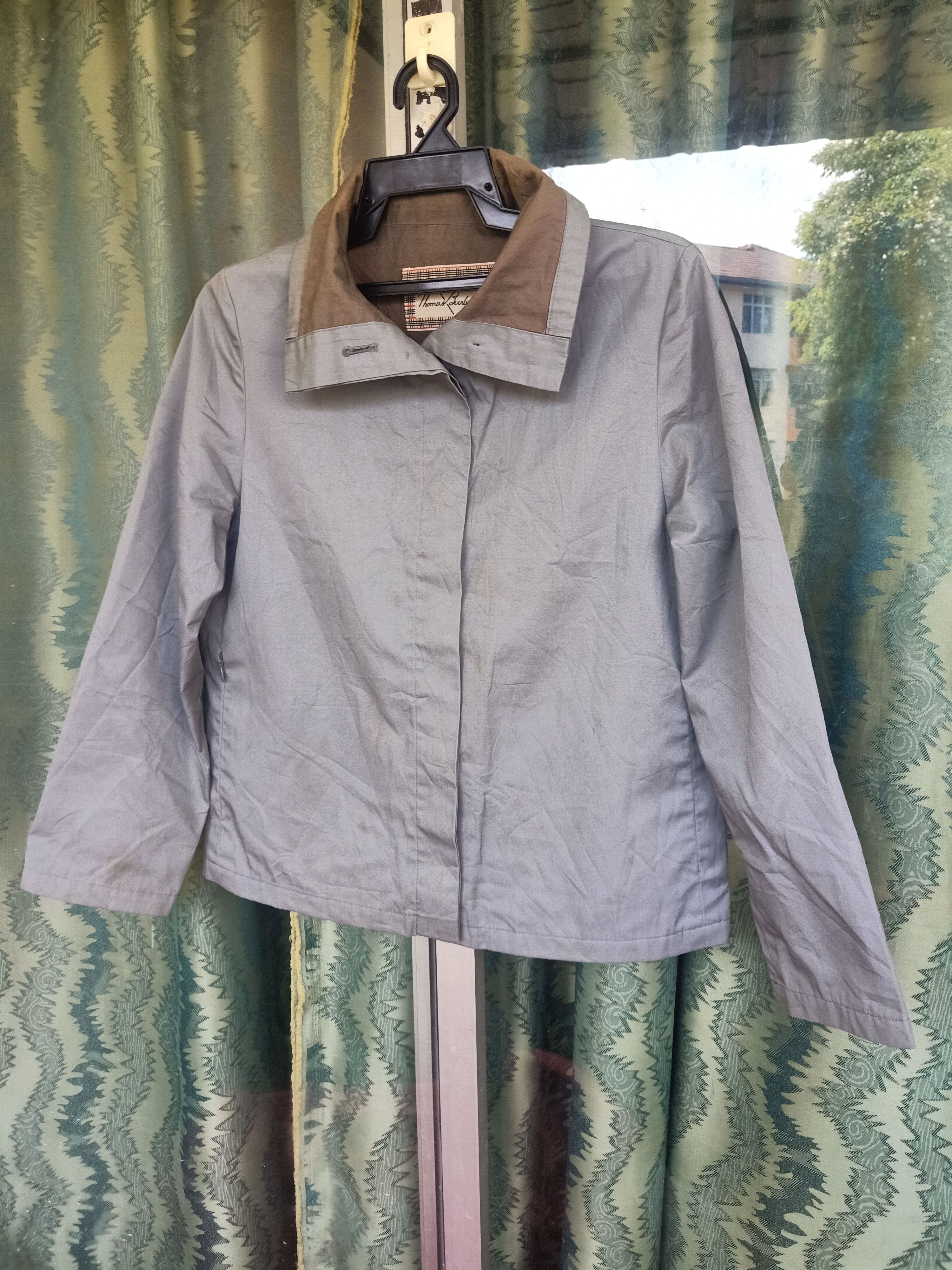 Burberry × Vintage Thomas Burberry vintage Cropped Jacket Size US S / EU 44-46 / 1 - 2 Thumbnail