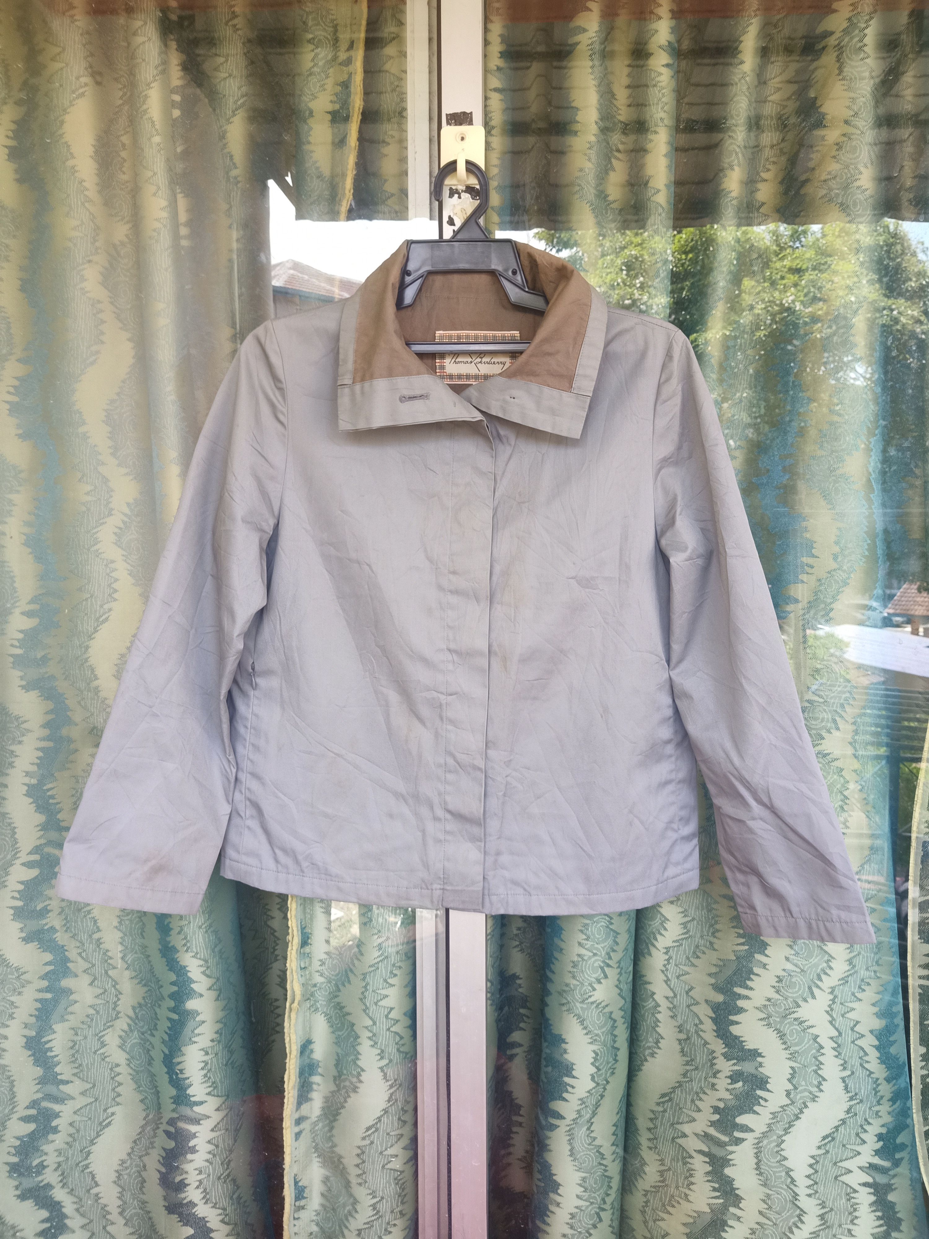 Burberry × Vintage Thomas Burberry vintage Cropped Jacket Size US S / EU 44-46 / 1 - 3 Thumbnail
