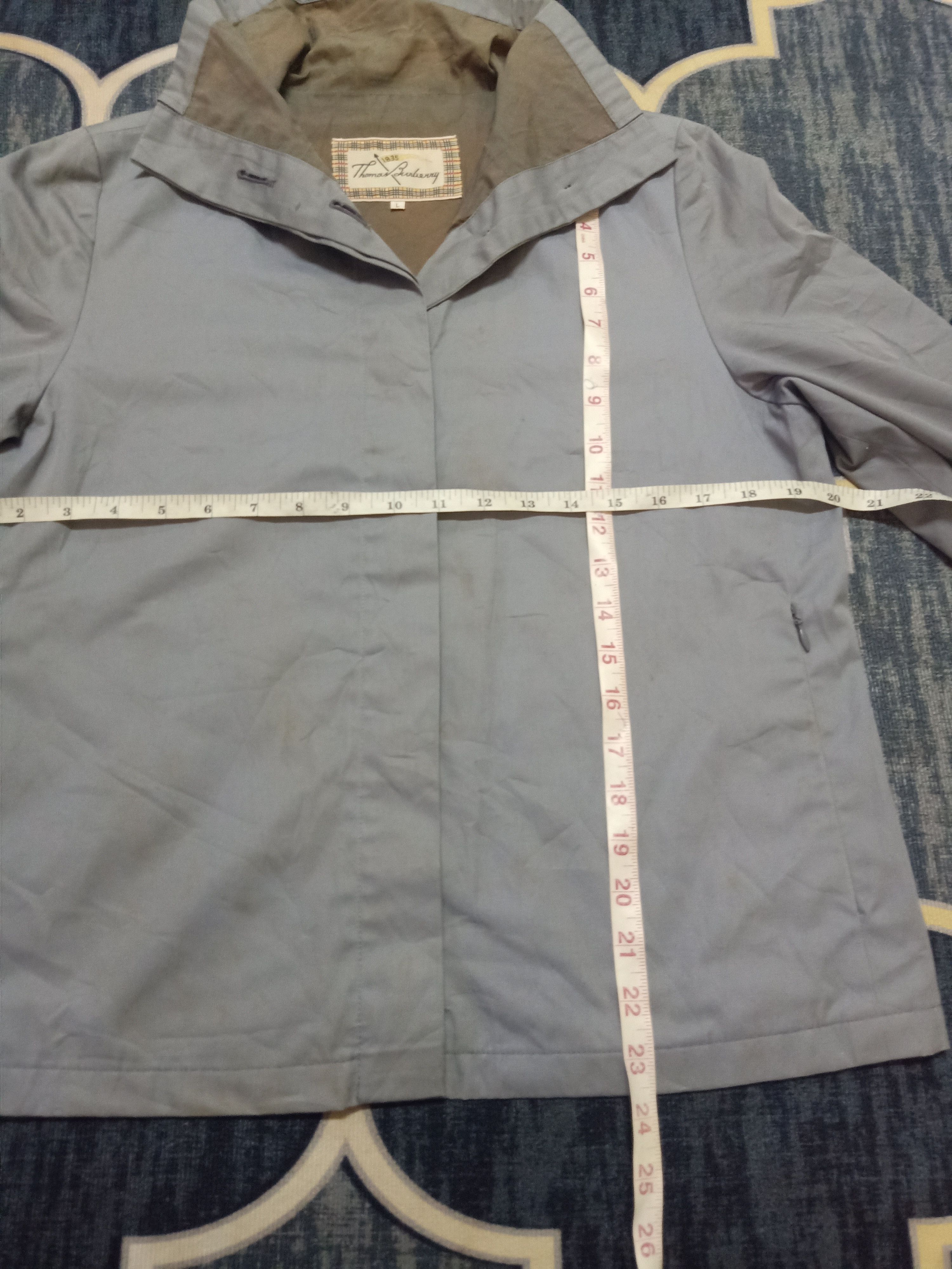 Burberry × Vintage Thomas Burberry vintage Cropped Jacket Size US S / EU 44-46 / 1 - 5 Thumbnail