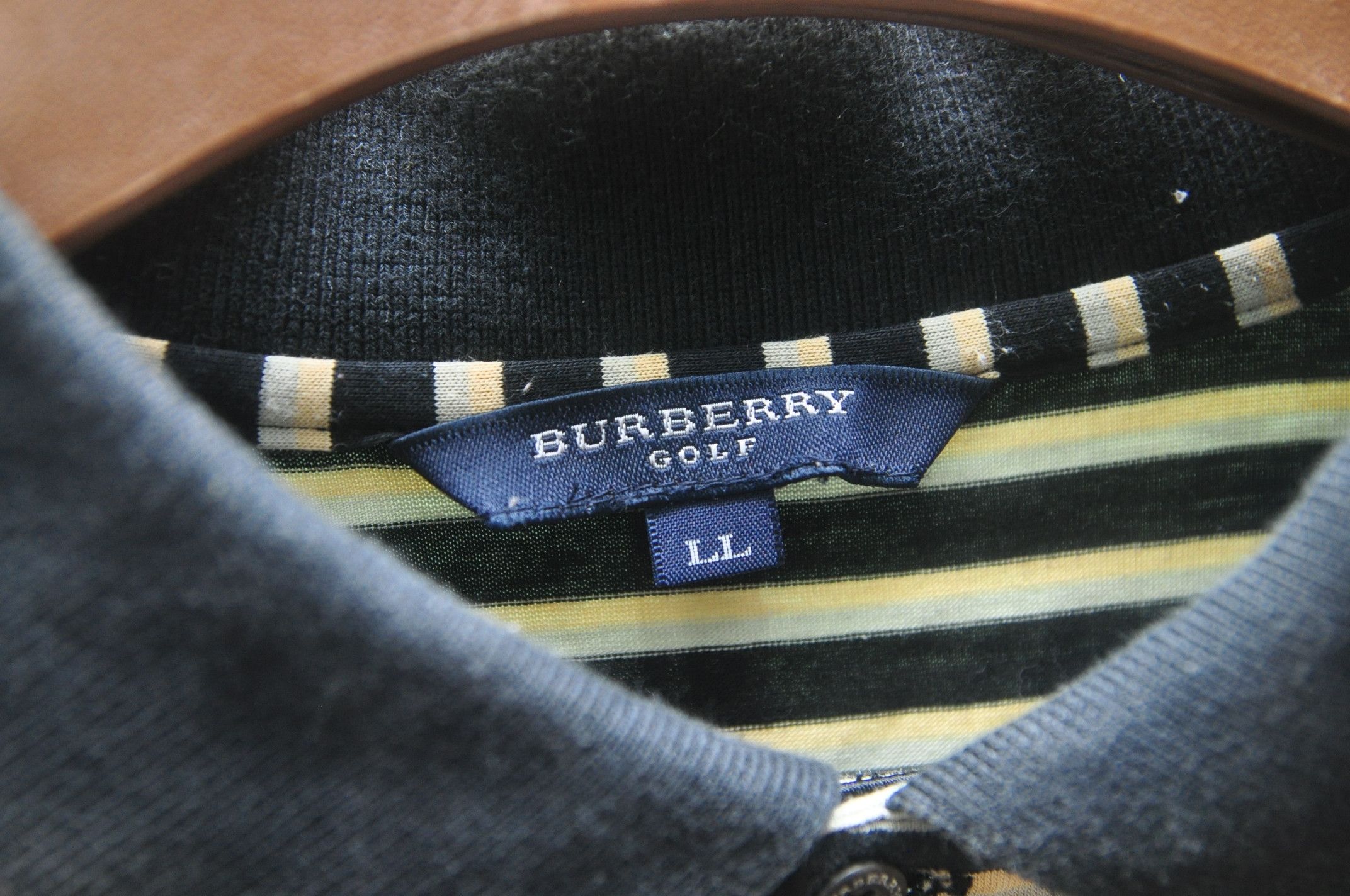 Burberry × Japanese Brand × Vintage Burberry Golf Button Up Shirt Travis Scott Fashion Style Size US L / EU 52-54 / 3 - 5 Thumbnail