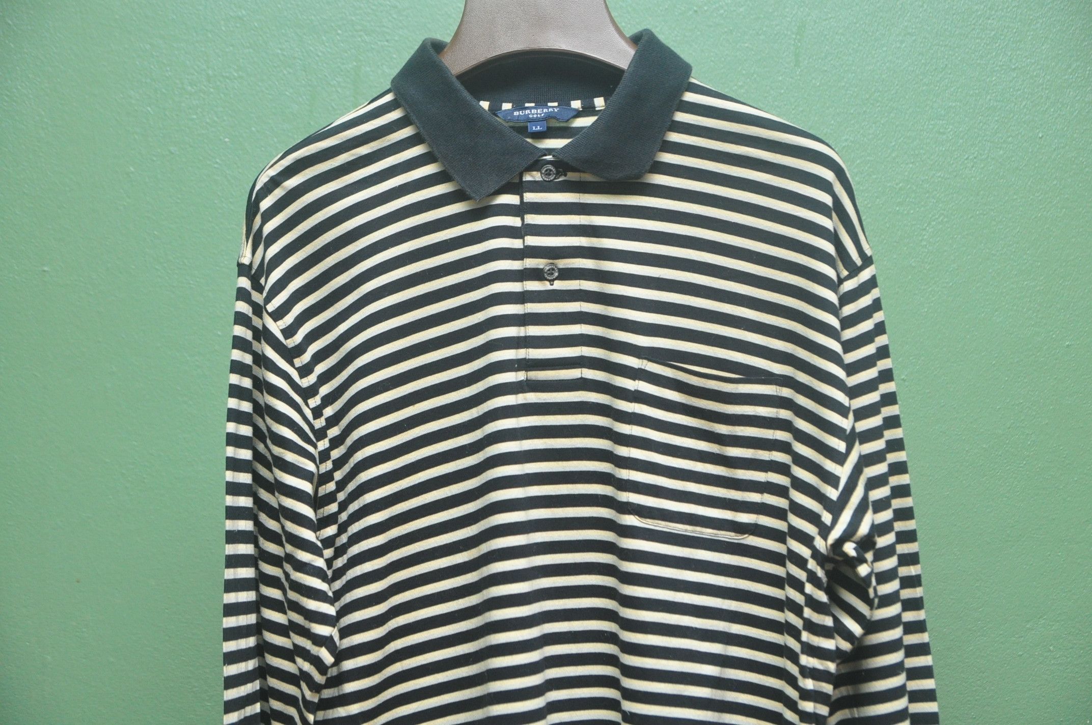 Burberry × Japanese Brand × Vintage Burberry Golf Button Up Shirt Travis Scott Fashion Style Size US L / EU 52-54 / 3 - 3 Thumbnail