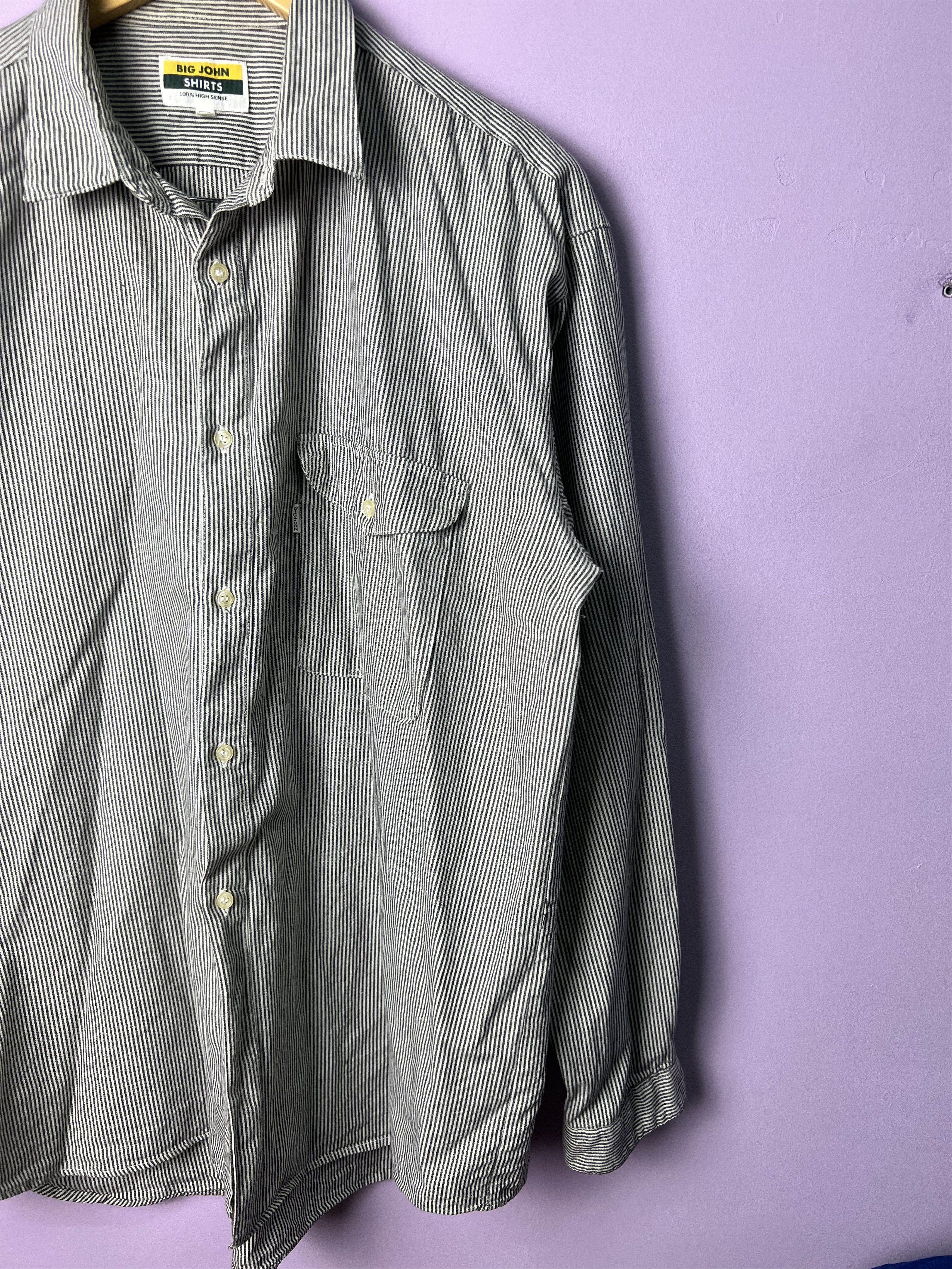 Big John 🔥Made in Japan Vintage Big John Long Sleeves Shirts Size US XL / EU 56 / 4 - 5 Thumbnail