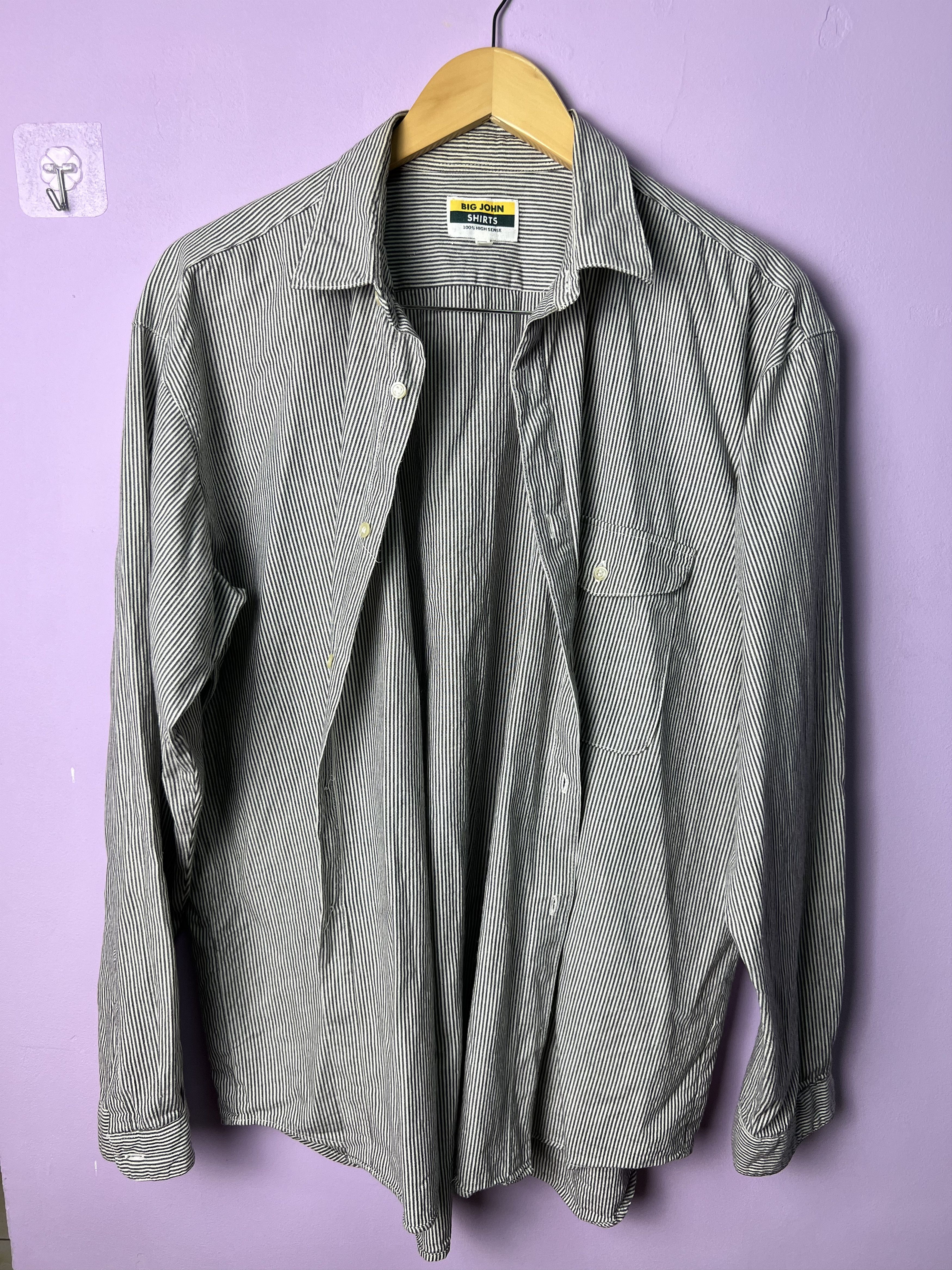 Big John 🔥Made in Japan Vintage Big John Long Sleeves Shirts Size US XL / EU 56 / 4 - 3 Thumbnail