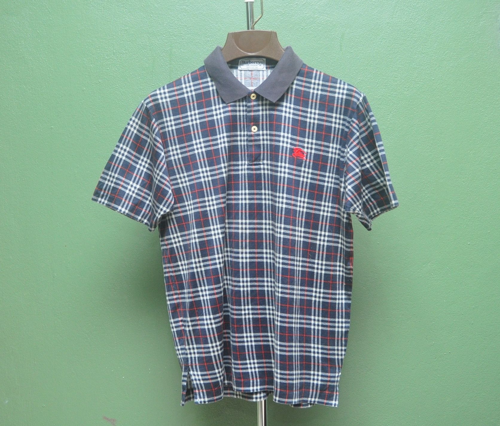 Burberry × Japanese Brand × Vintage Vintage Burberrys Monogram Shirt Travis Scott Fashion Style Size US M / EU 48-50 / 2 - 4 Thumbnail