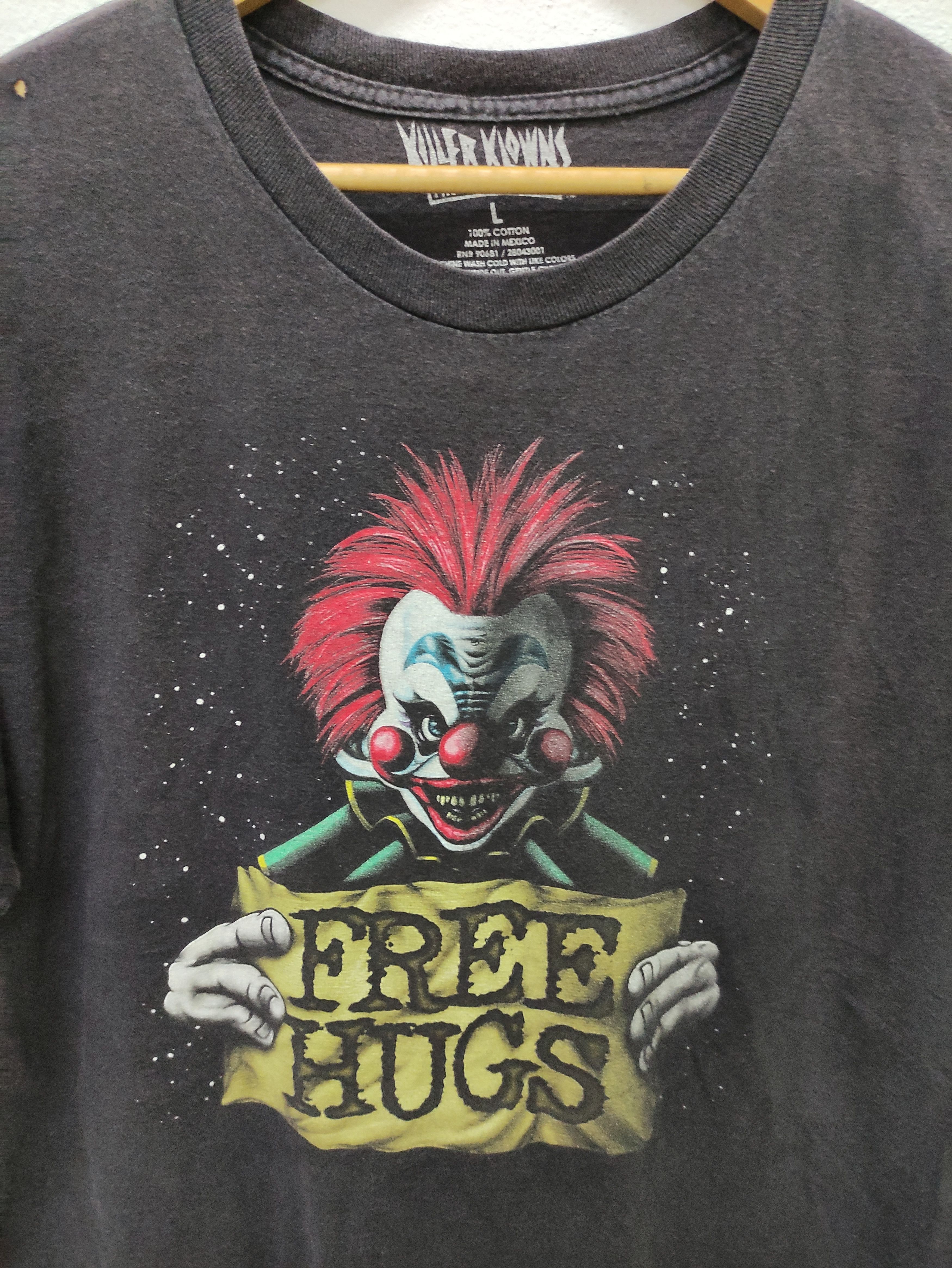 Vintage Vintage Killer Klowns From Outer Space Horror Film T-shirt Size US L / EU 52-54 / 3 - 3 Thumbnail