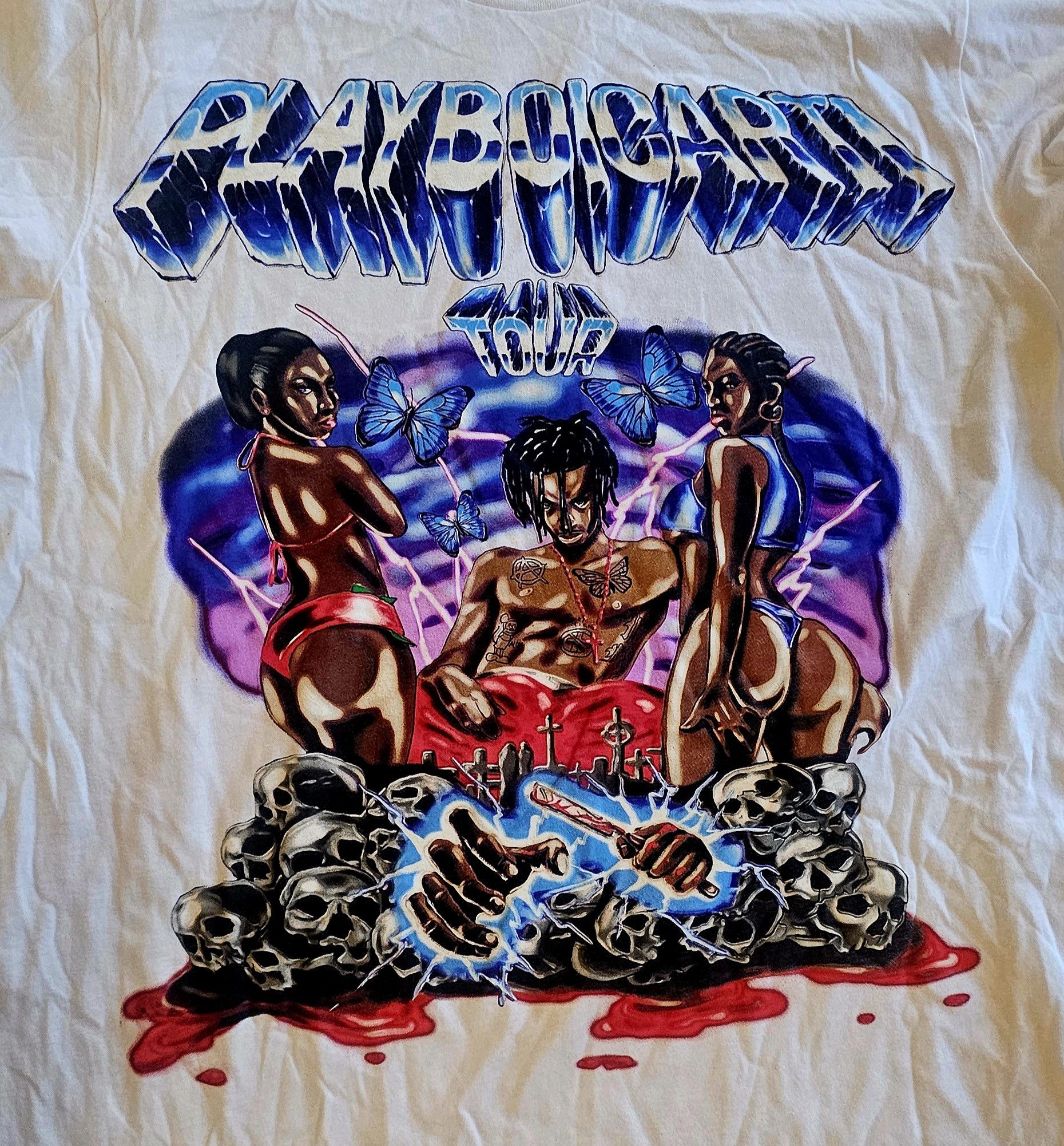 Playboi Carti Playboi Carti 'Self-Titled' Era Tour Exclusive T-shirt XL Size US XL / EU 56 / 4 - 7 Thumbnail