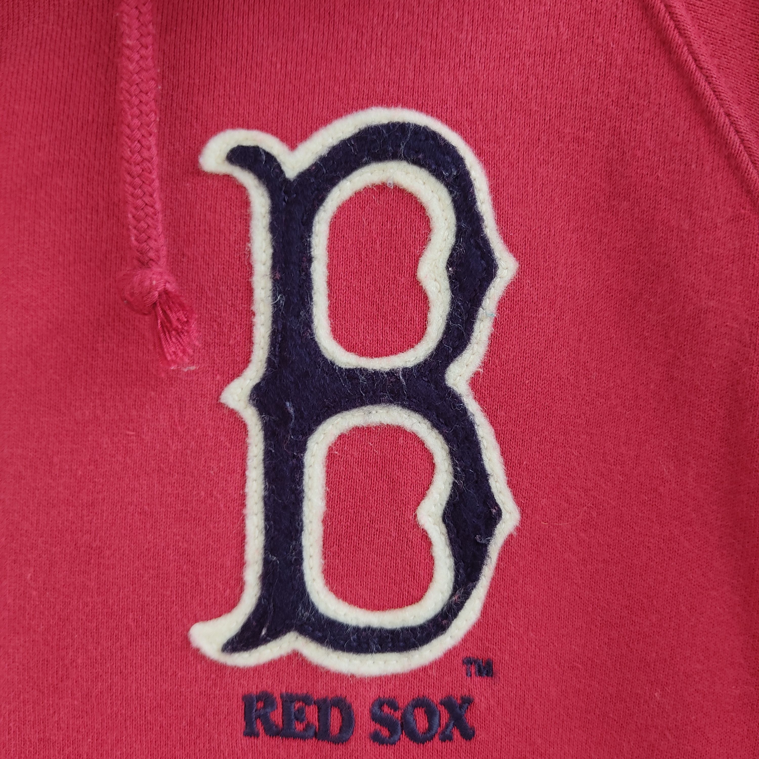 MLB × Uniqlo Red Sox Mlb X Uniqlo Embroid Logo Red Hoodie Zipper Size US L / EU 52-54 / 3 - 7 Thumbnail