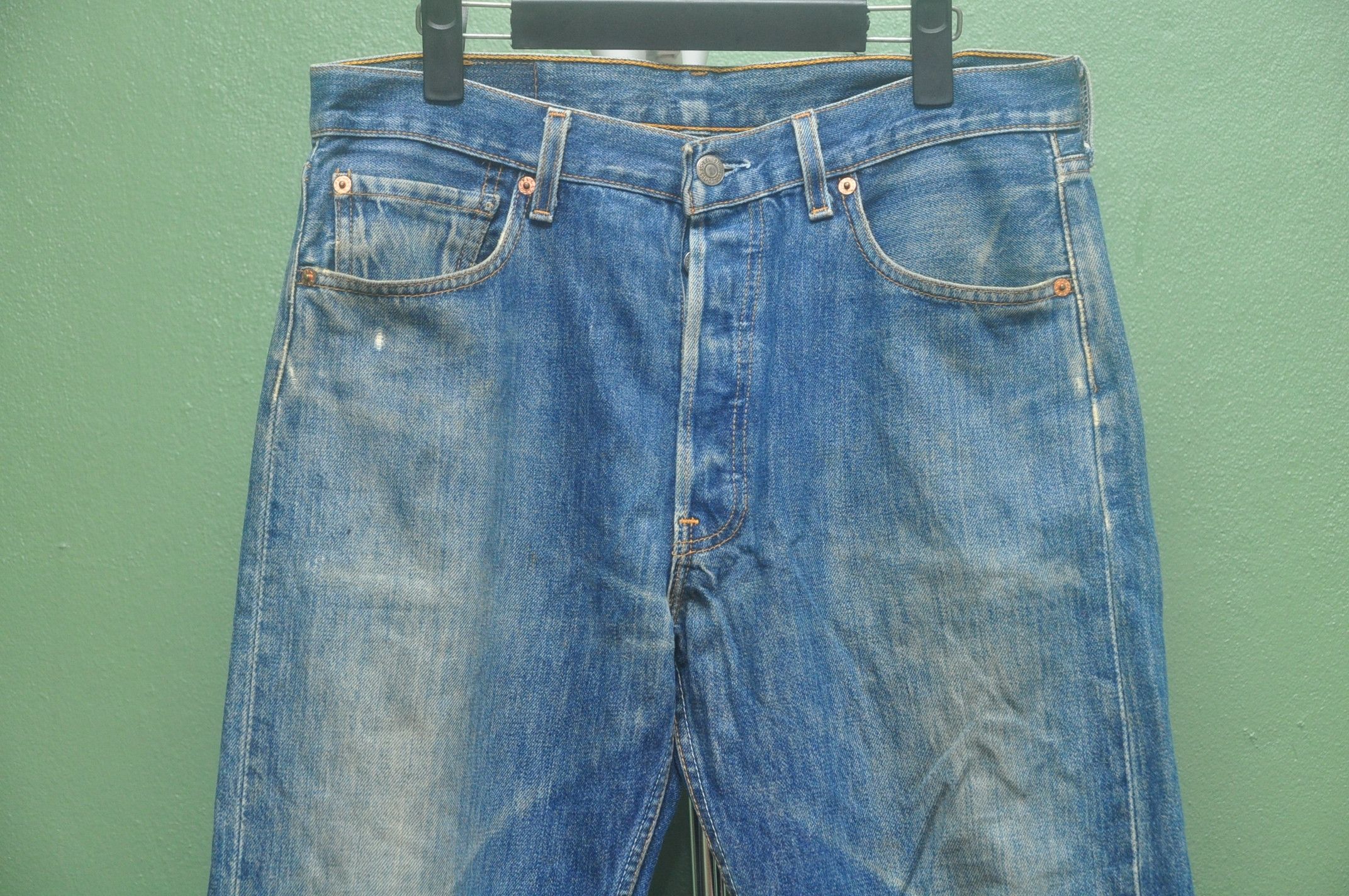 Japanese Brand × Levi's Vintage Clothing Vintage Levis Made In Usa Denim Jeans Travis Scott Style Size US 33 - 4 Thumbnail