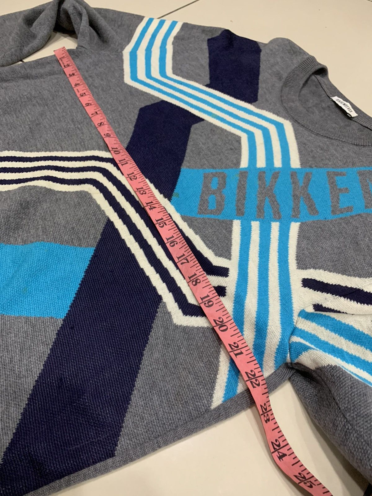 Dirk Bikkembergs × Vintage DIRK BIKKEMBERGS BIG SPELLOUT KNITWEAR OUTERWEAR JACKET Size US XL / EU 56 / 4 - 4 Thumbnail