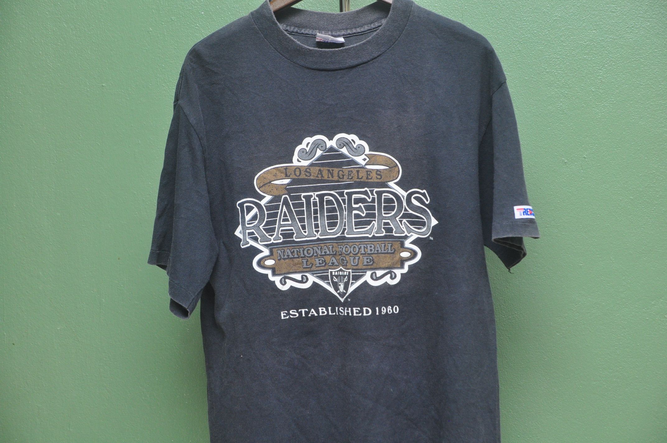 NFL × Vintage Vintage Los Angeles Raiders National Foorball League Shirt Size US L / EU 52-54 / 3 - 3 Thumbnail