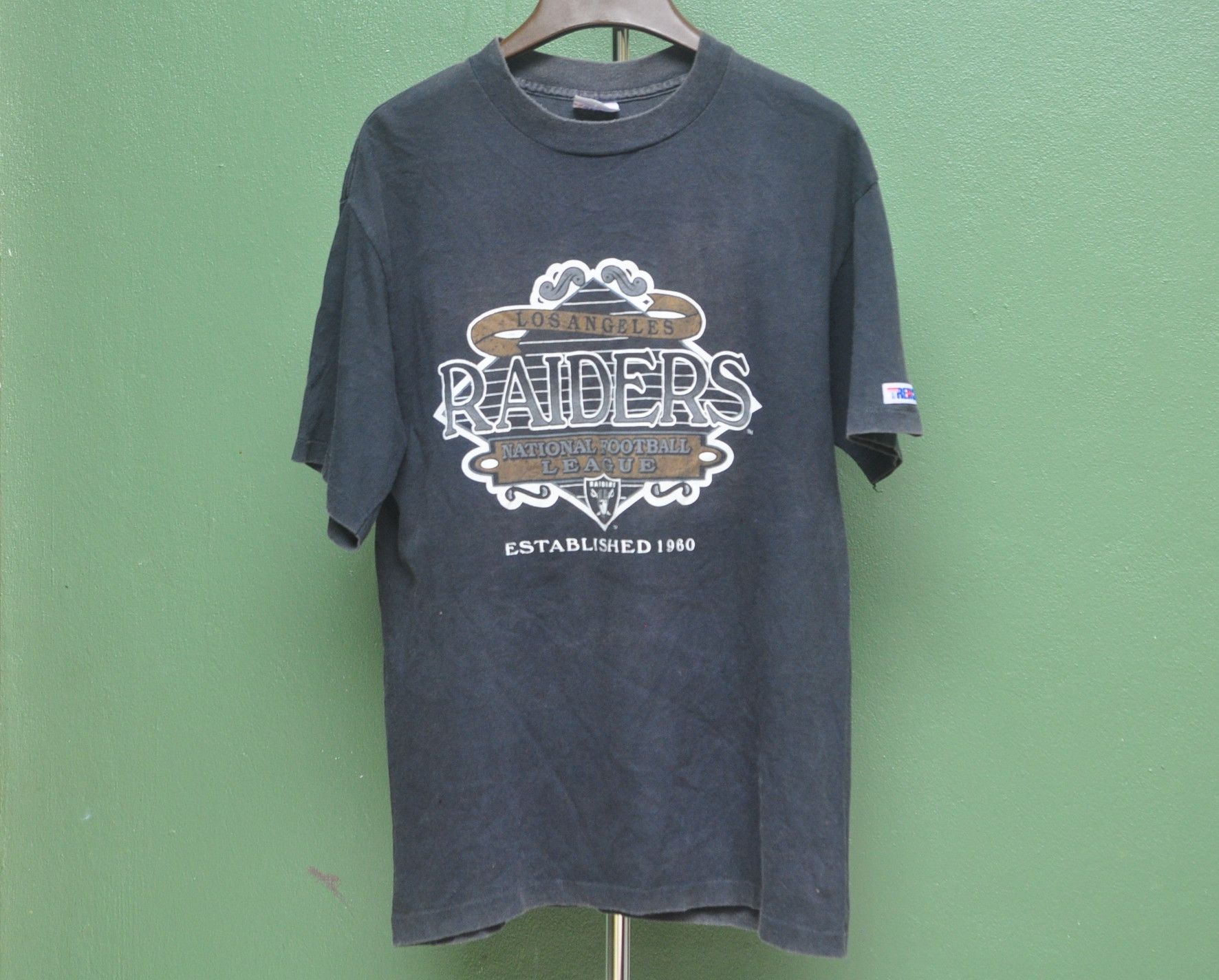 NFL × Vintage Vintage Los Angeles Raiders National Foorball League Shirt Size US L / EU 52-54 / 3 - 1 Thumbnail