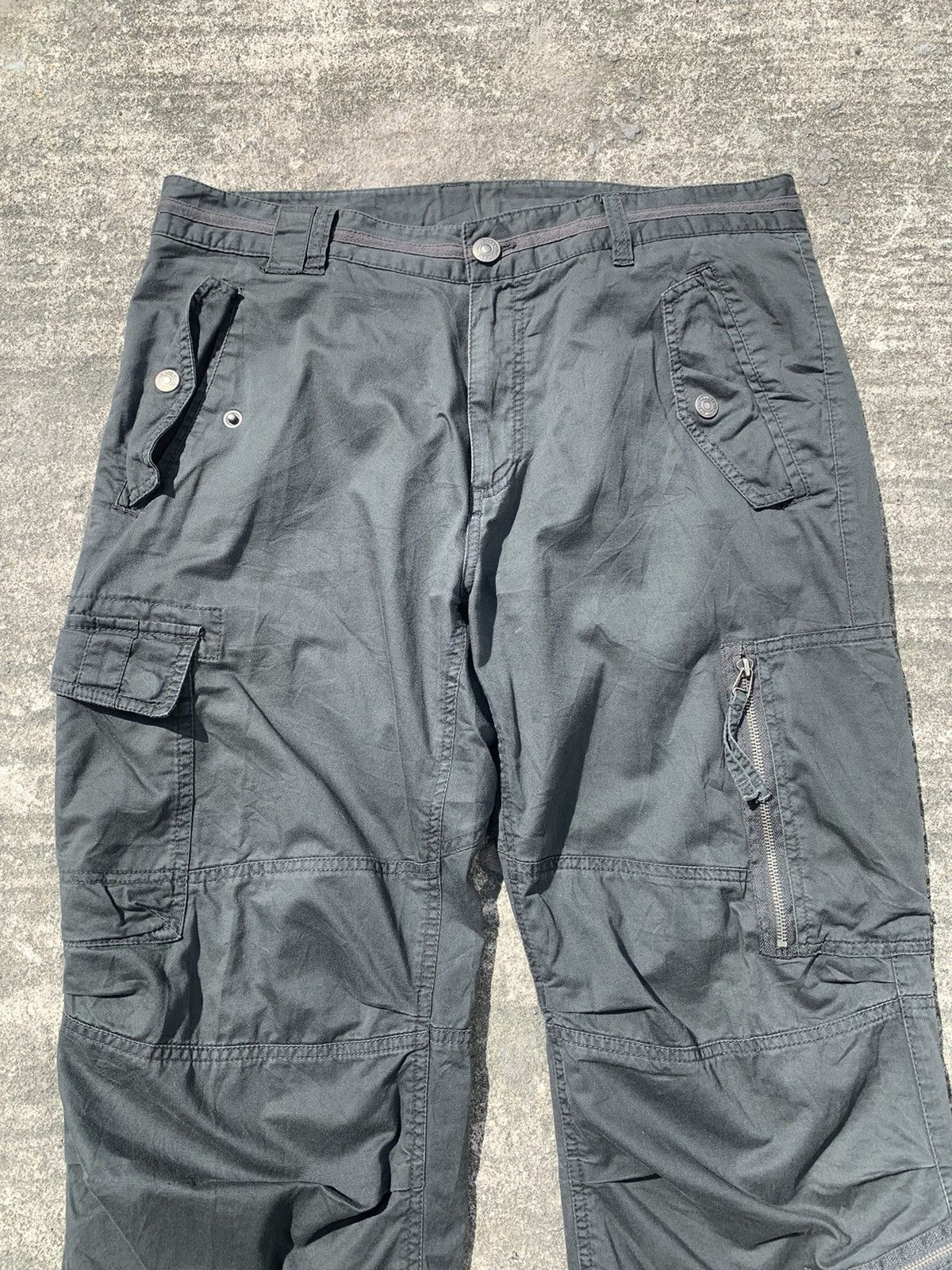 Japanese Brand nii qualified tactical multipocket bondage cargo pants Size US 36 / EU 52 - 2 Thumbnail