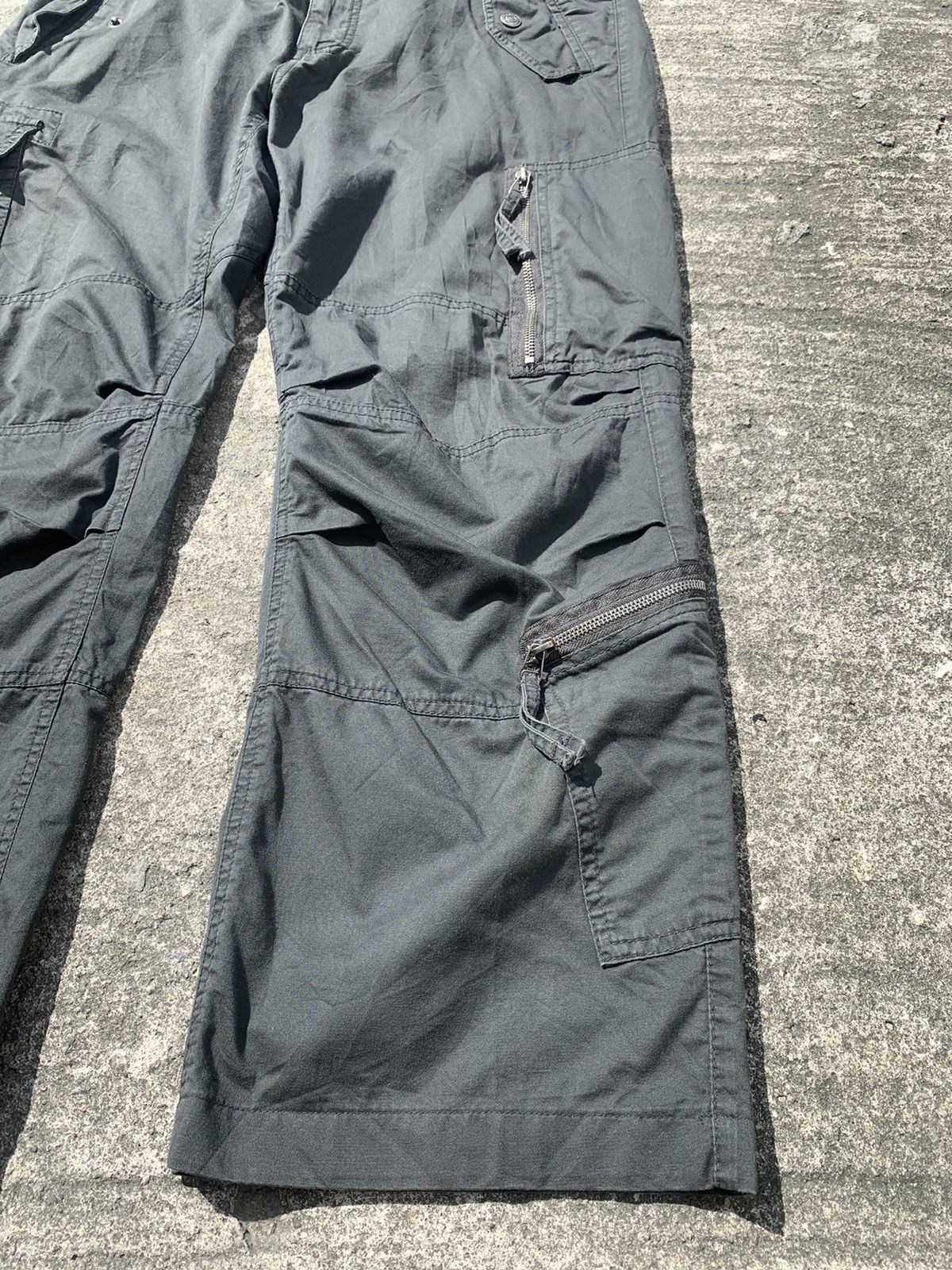 Japanese Brand nii qualified tactical multipocket bondage cargo pants Size US 36 / EU 52 - 4 Thumbnail