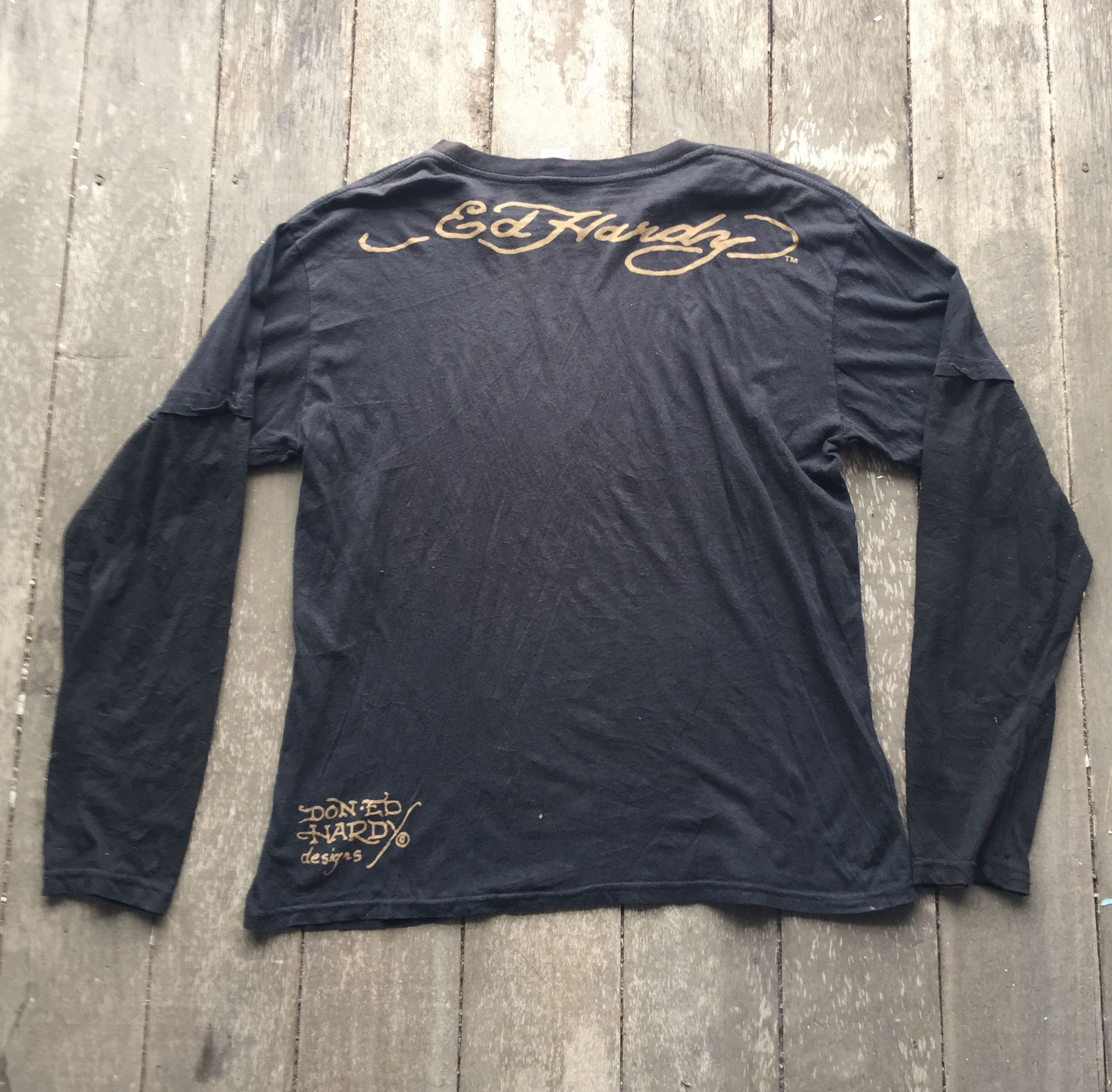 Japanese Brand × Vintage Vintage Ed Hardy x Christian Audiger Travis Scott Style Size M / US 6-8 / IT 42-44 - 2 Thumbnail