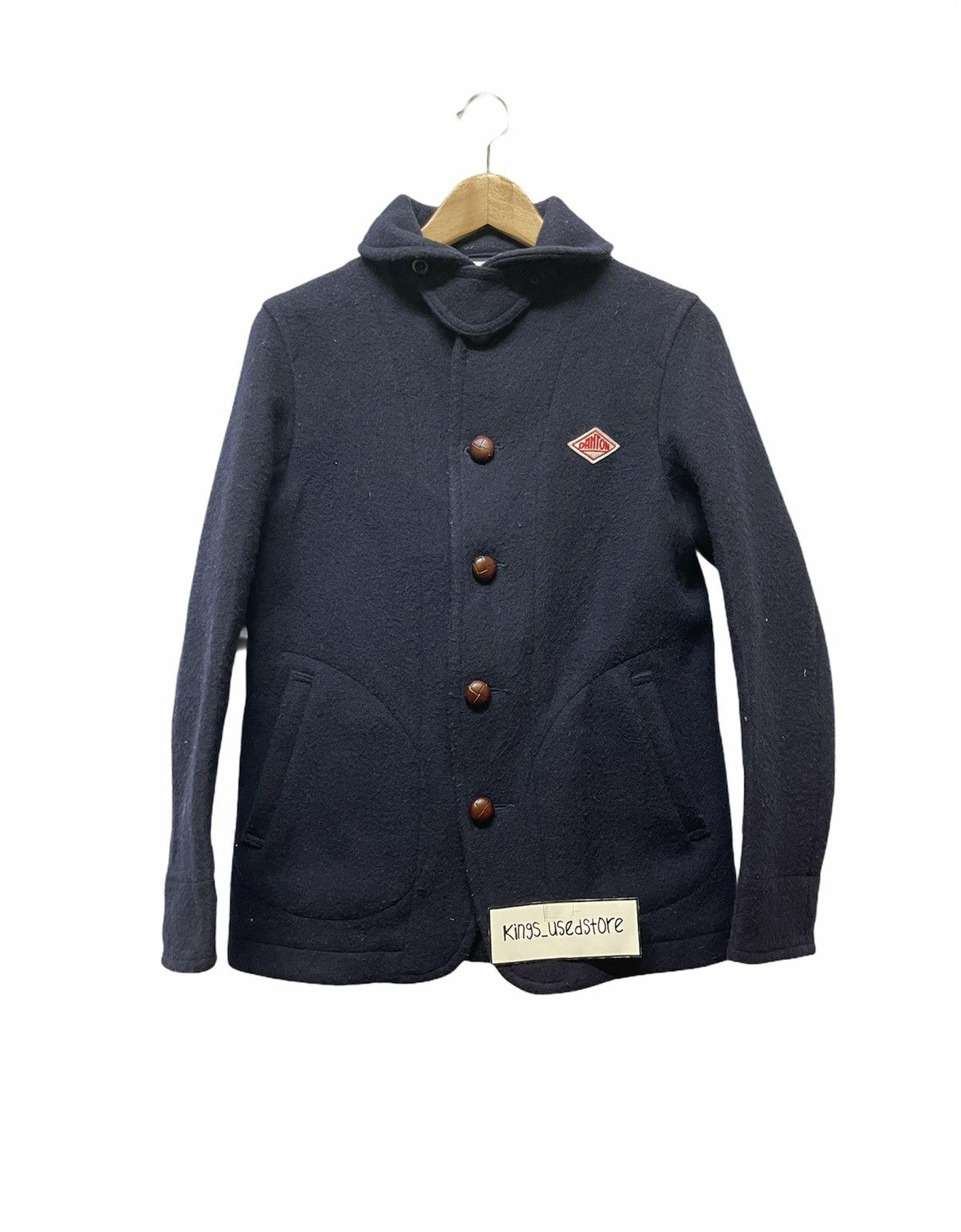 RARE DANTON VETEMENTS DE TRAVAIL WOOL JACKET