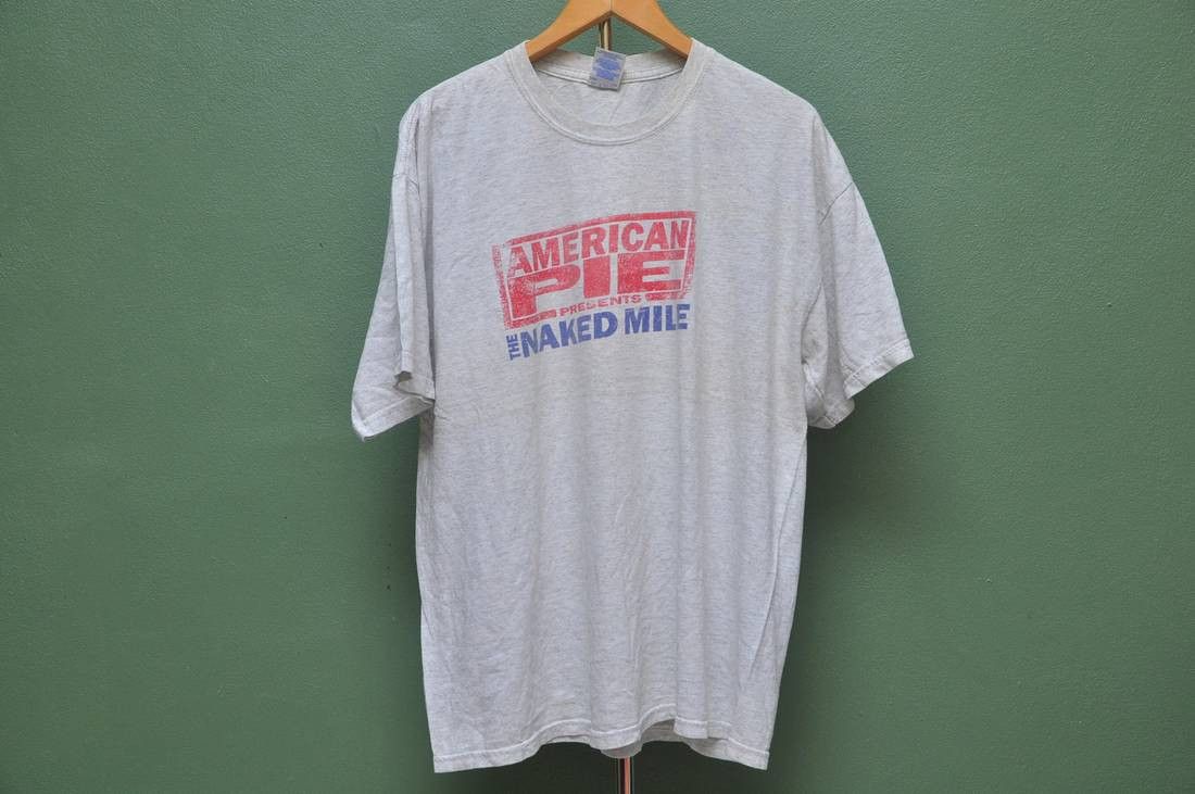 Vintage Vintage American Pie Movies The Naked Mile Sex Party Shirt Size US L / EU 52-54 / 3 - 1 Thumbnail