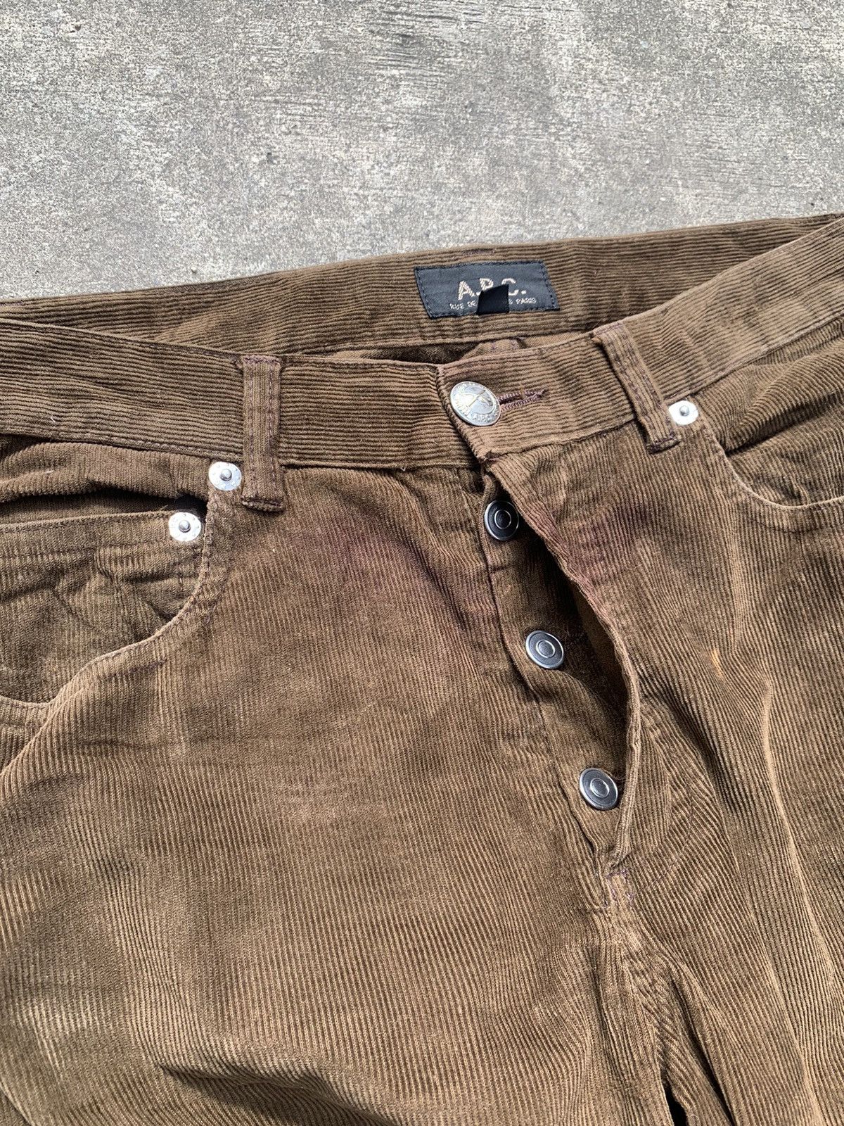 A.P.C. A.P.C brown corduroy pants Size US 28 / EU 44 - 6 Thumbnail
