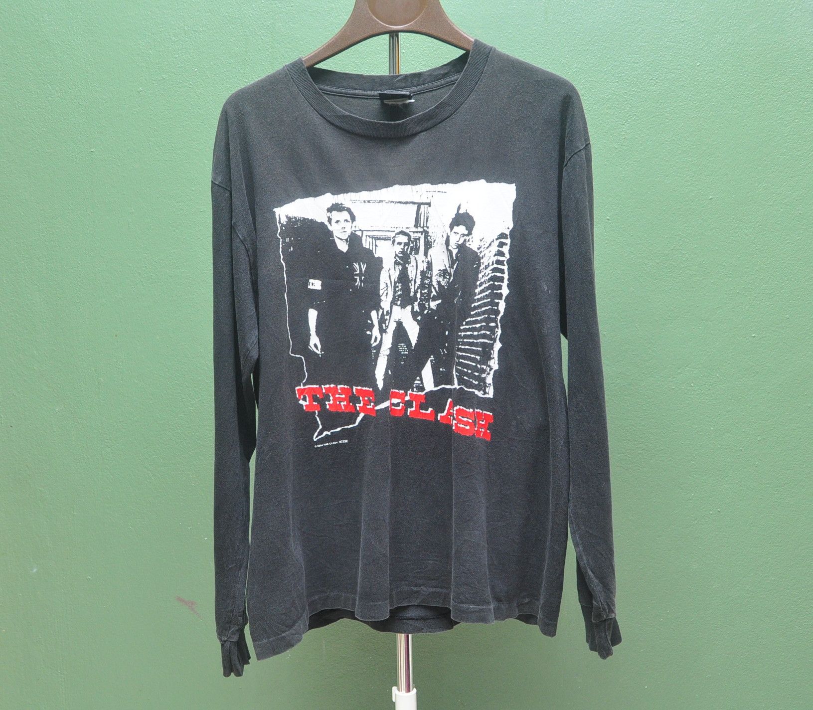 Band Tees × Designer The Clash band Music Long Sleeve Shirt Travis Scott Style Size US XL / EU 56 / 4 - 1 Thumbnail