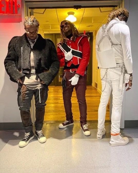Rick Owens NEW 🔥 WAXED SUEDE LARRY RUNWAY JOGGER ASAP ROCKY 54it RARE Size US 38 / EU 54 - 9 Thumbnail