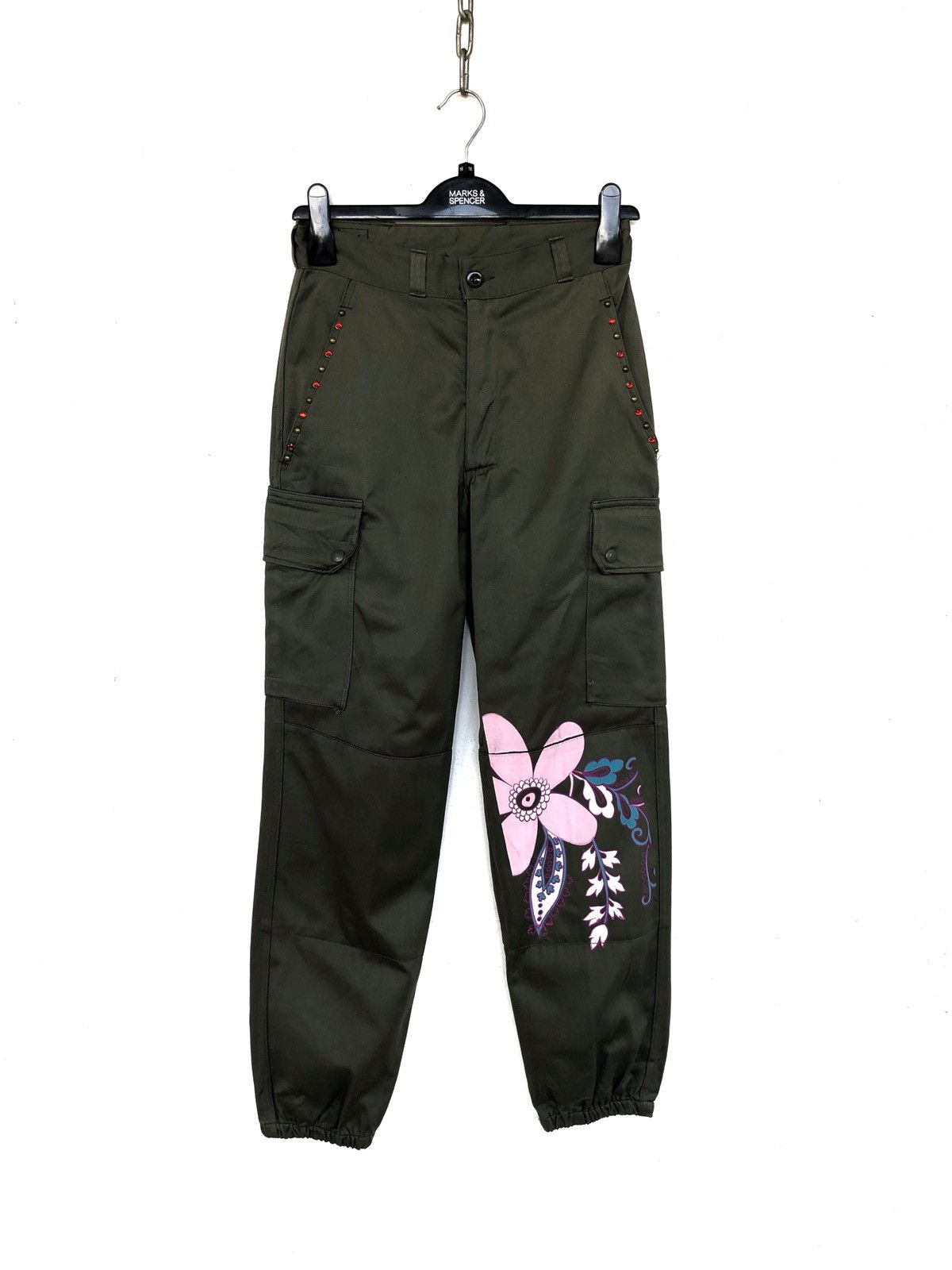 Vintage Vtg 86 🇫🇷 Rebuild Art Glitter Tactical Combat Pant Size US 28 / EU 44 - 1 Thumbnail