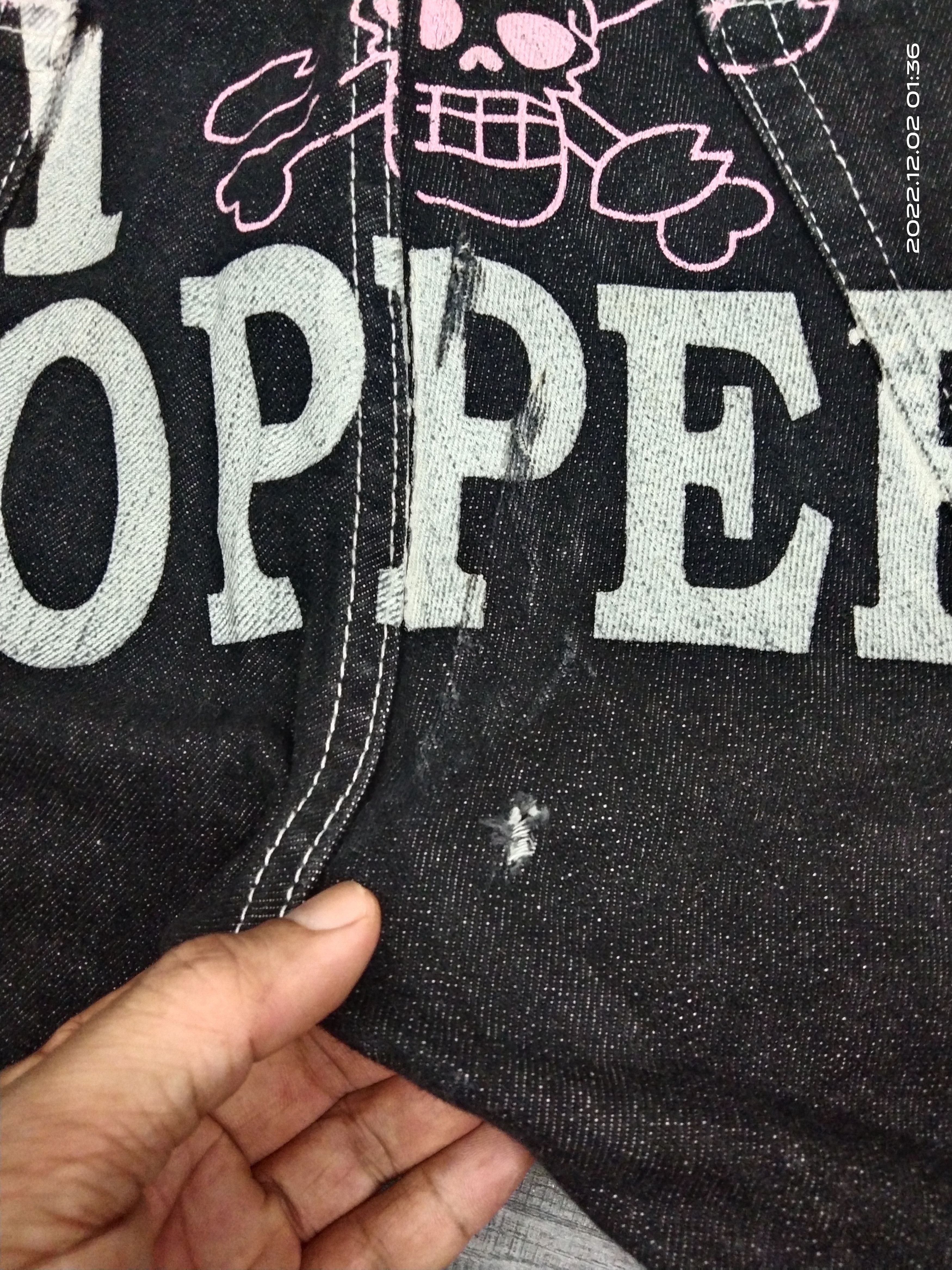 One Piece DiSTRESSED ONE PIECE CHARACTER HERO COOPER BACK PRINT Size US 34 / EU 50 - 6 Thumbnail