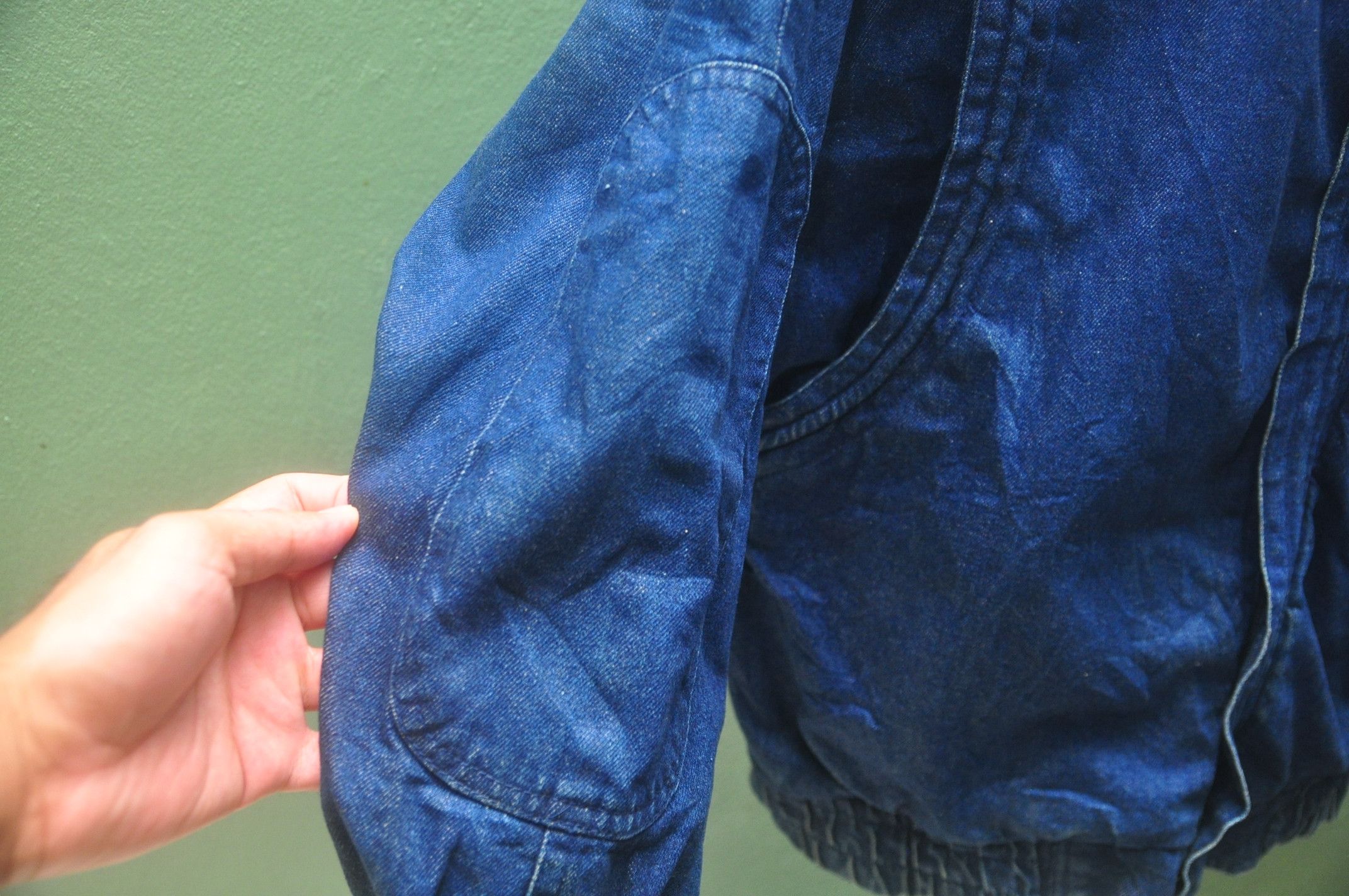 Designer × Japanese Brand Vintage Indigo Denim Jacket hip street Travis Scott Style Size US L / EU 52-54 / 3 - 8 Thumbnail