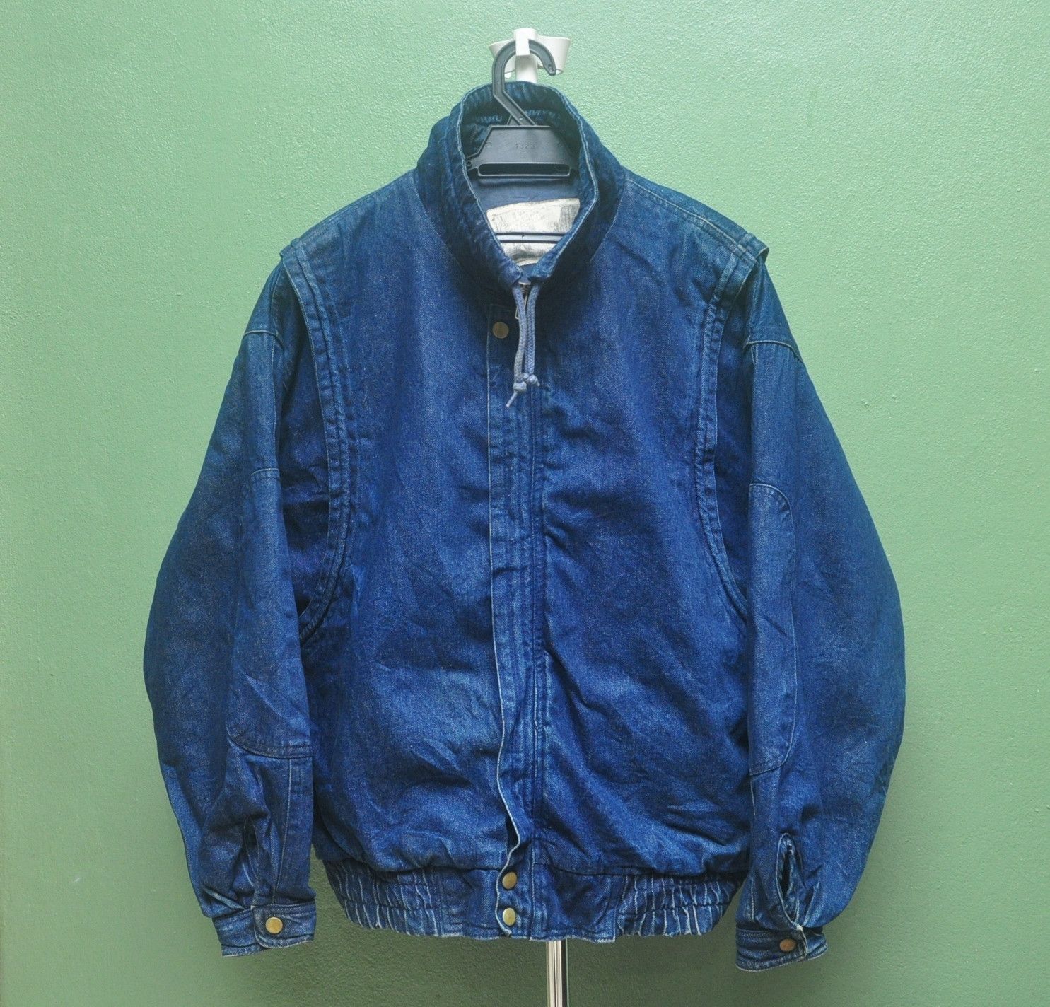 Designer × Japanese Brand Vintage Indigo Denim Jacket hip street Travis Scott Style Size US L / EU 52-54 / 3 - 1 Thumbnail