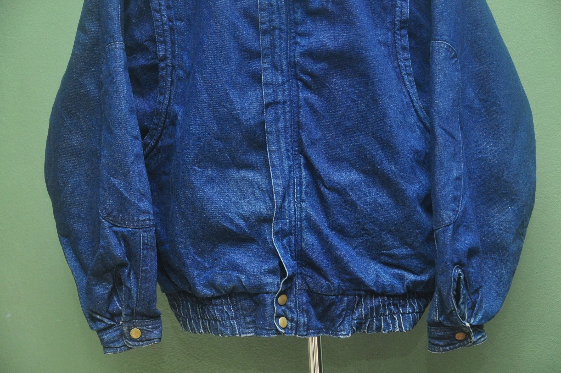 Designer × Japanese Brand Vintage Indigo Denim Jacket hip street Travis Scott Style Size US L / EU 52-54 / 3 - 4 Thumbnail
