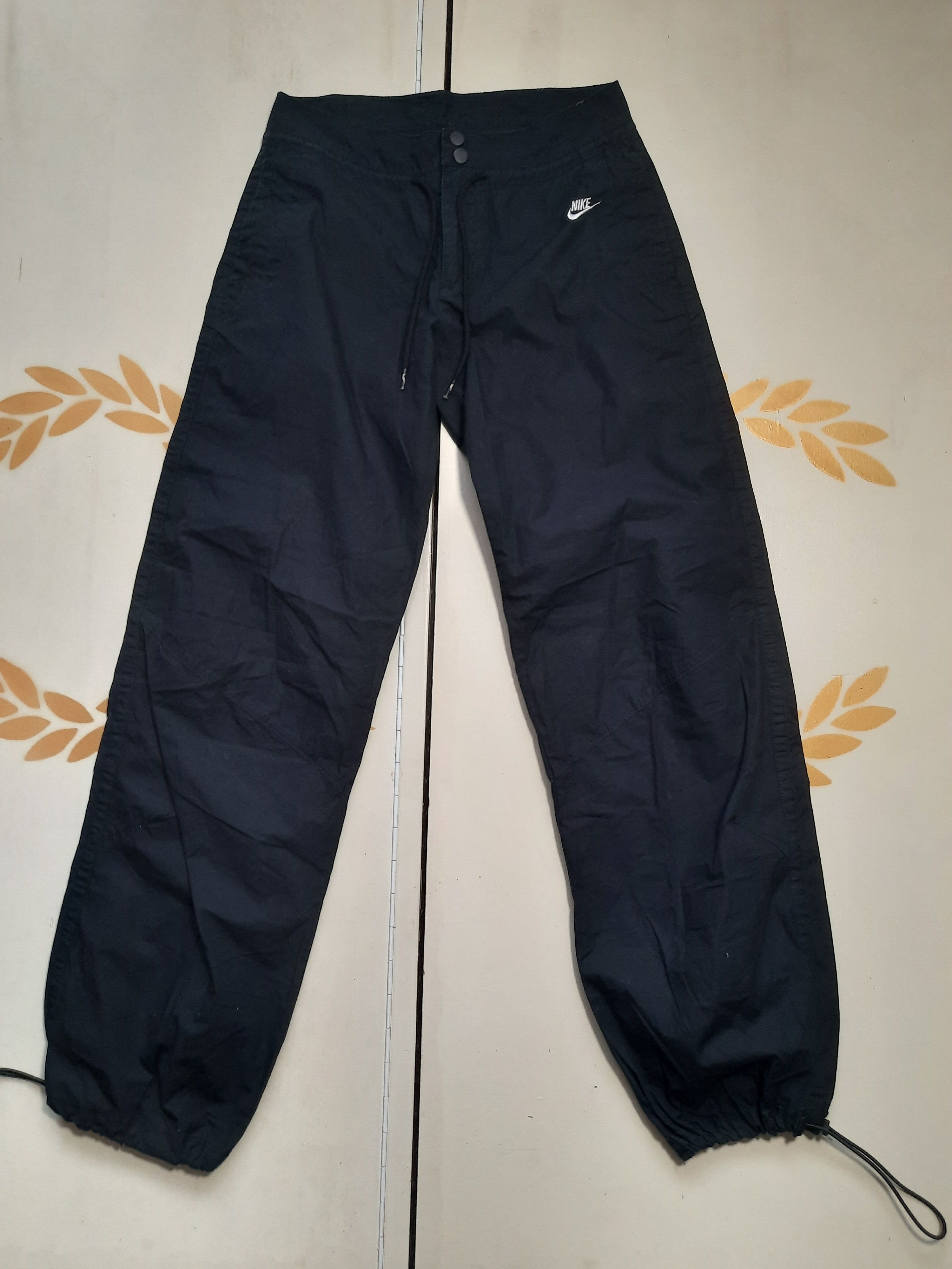 Nike × Vintage Nike Black Pants Women's Vintage 00's Size 25" / US 0 / IT 36 - 1 Thumbnail