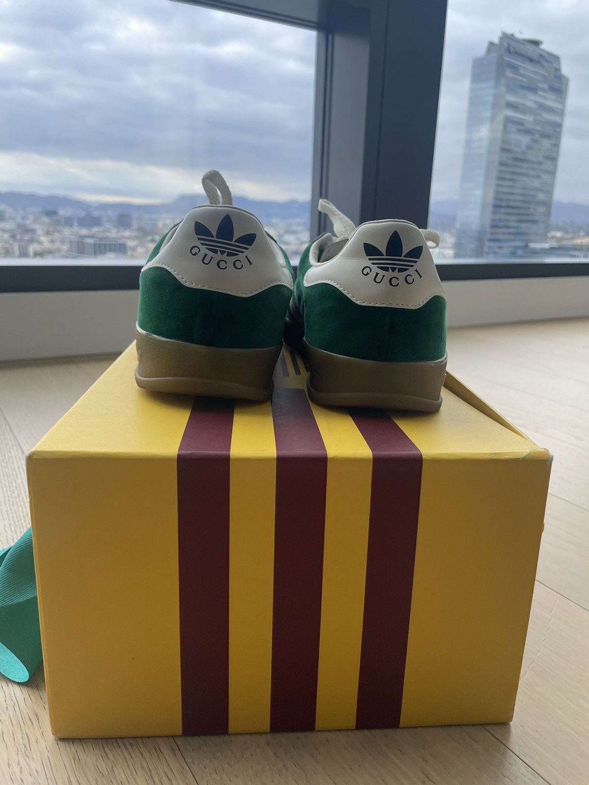 Adidas × Gucci Adidas x Gucci Gazelle - Green Size US 8.5 / EU 41-42 - 6 Thumbnail