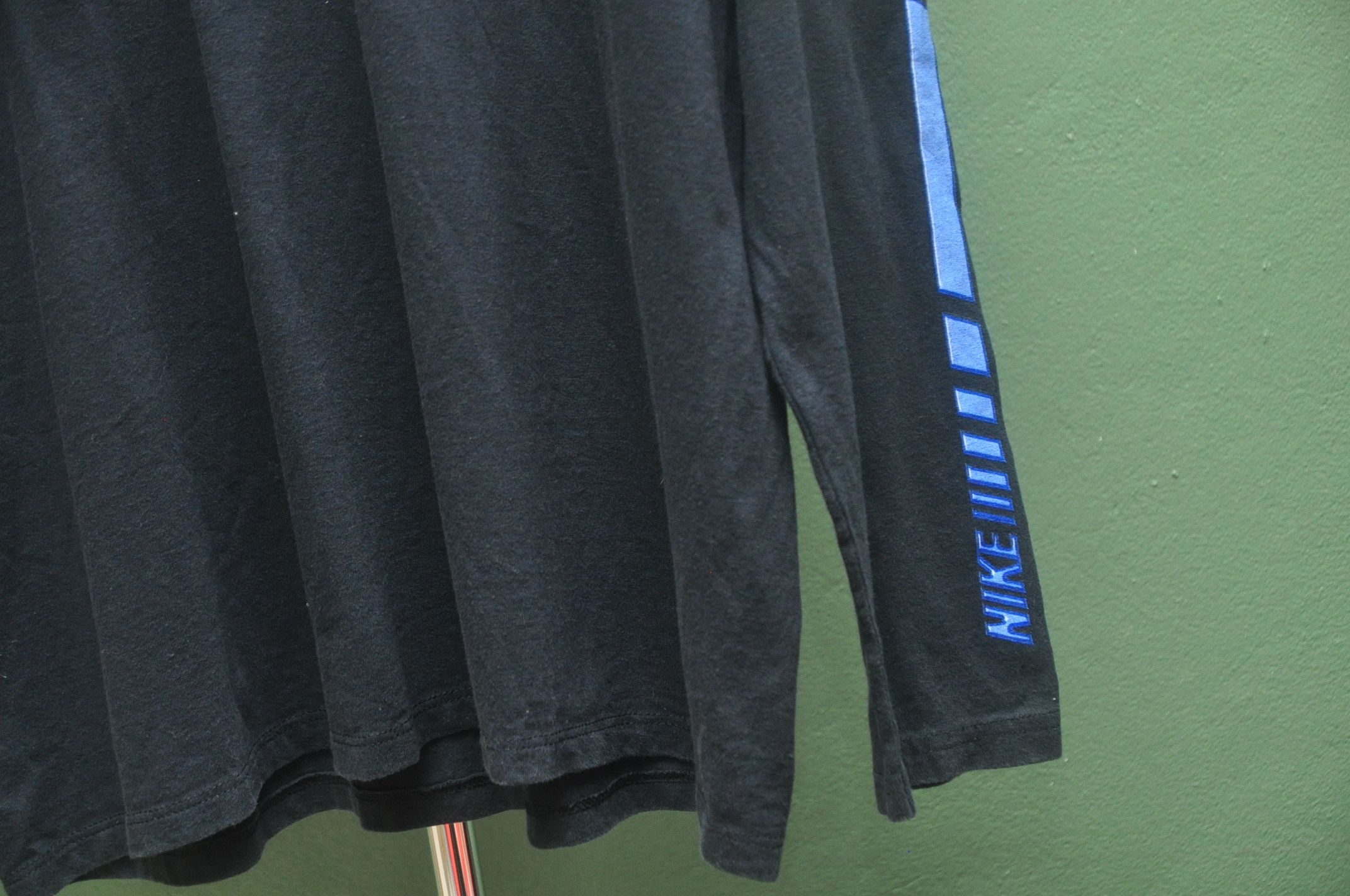 Designer × Japanese Brand × Vintage Vintage Nike Block Long Sleeve Shirt Travis Scott Style Size US XXL / EU 58 / 5 - 4 Thumbnail
