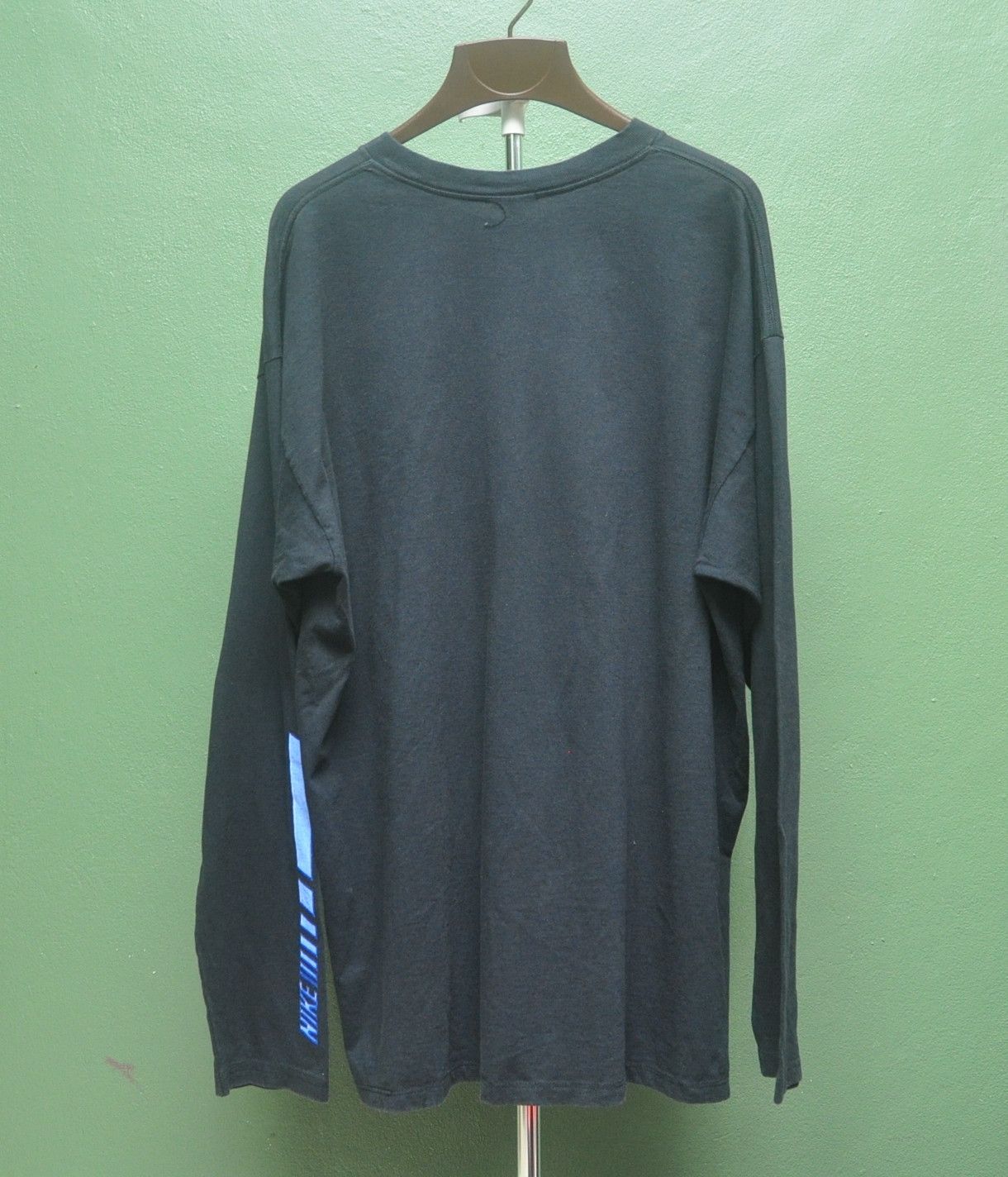 Designer × Japanese Brand × Vintage Vintage Nike Block Long Sleeve Shirt Travis Scott Style Size US XXL / EU 58 / 5 - 2 Thumbnail