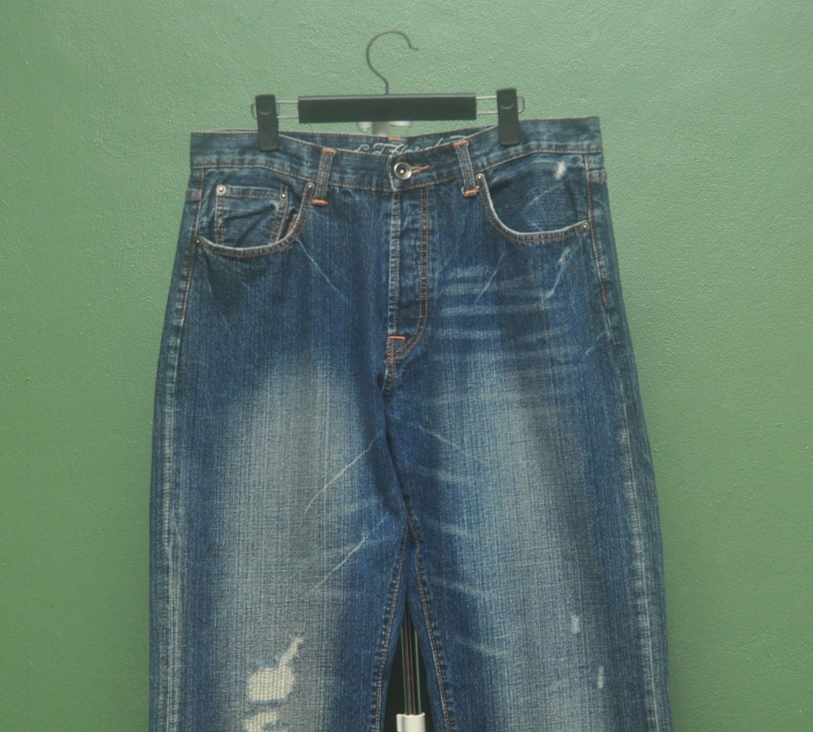 Ed Hardy Vintage Ed Hardy By Christian Andigier Fashion Style Size US 36 / EU 52 - 5 Thumbnail